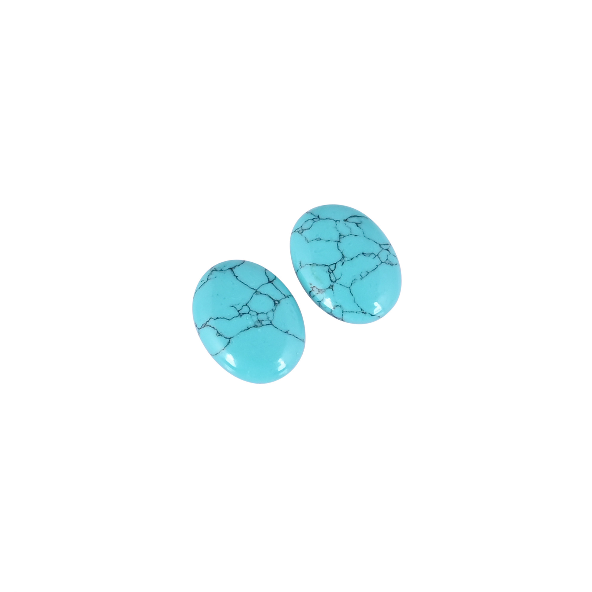 Loose Gemstone Wholesale Lot Oval Chinese Turquoise Stone For Jewelry Making Earrings