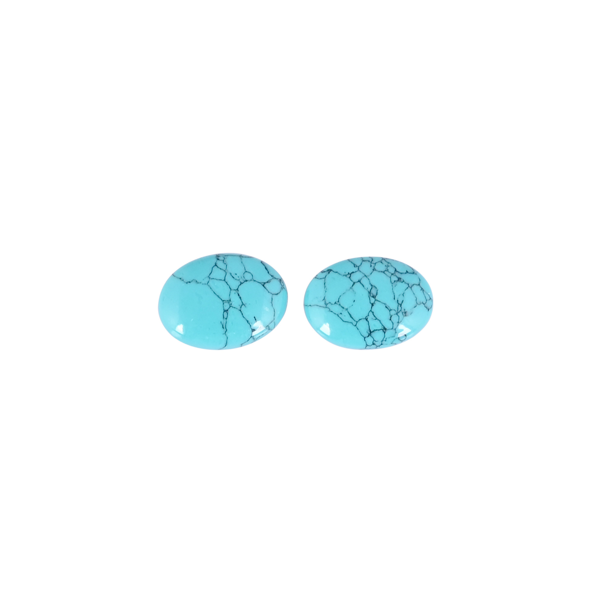 Loose Gemstone Wholesale Lot Oval Chinese Turquoise Stone For Jewelry Making Earrings