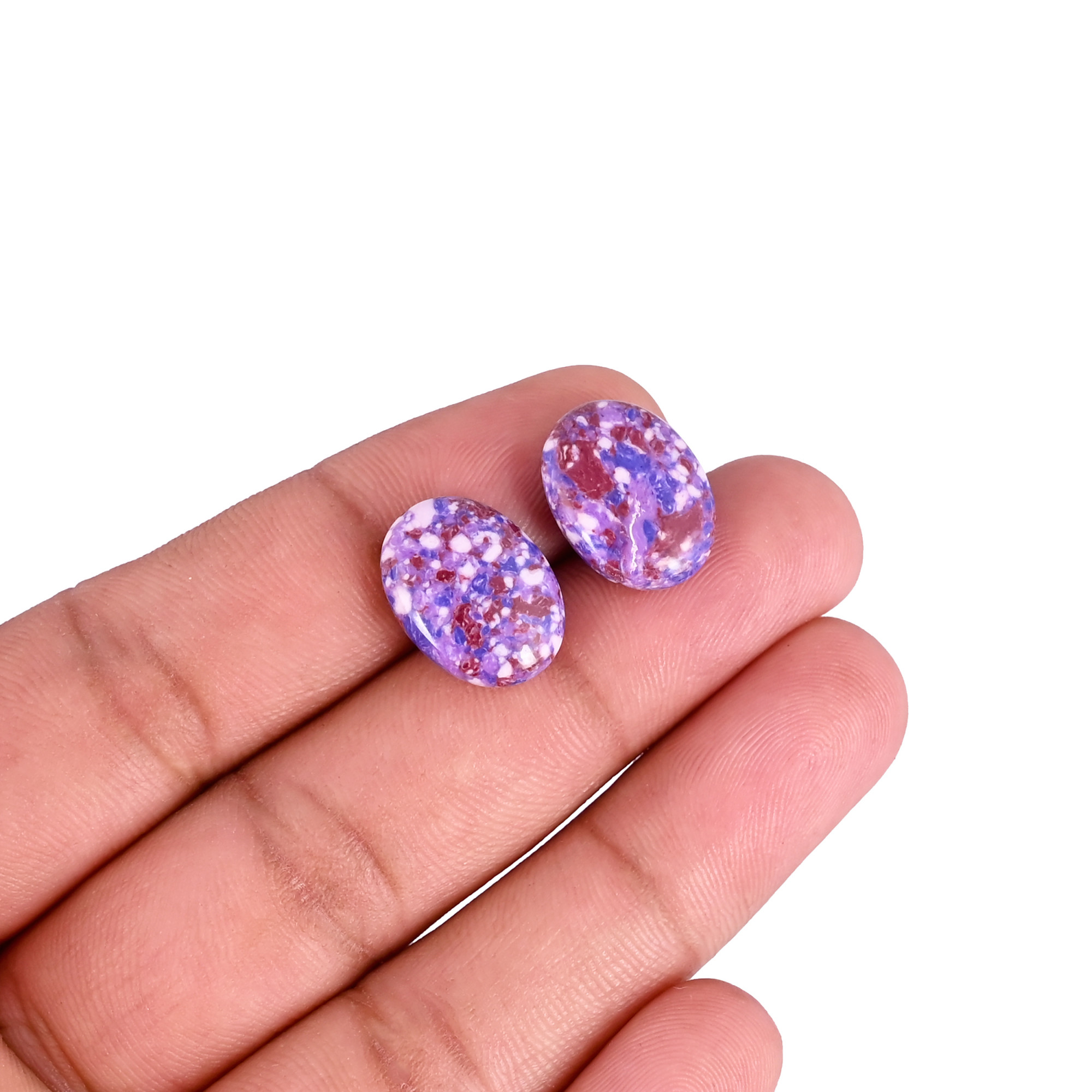 Wholesale Lot Oval Loose Gemstone Chinese Turquoise Stone For Jewelry Making Earrings