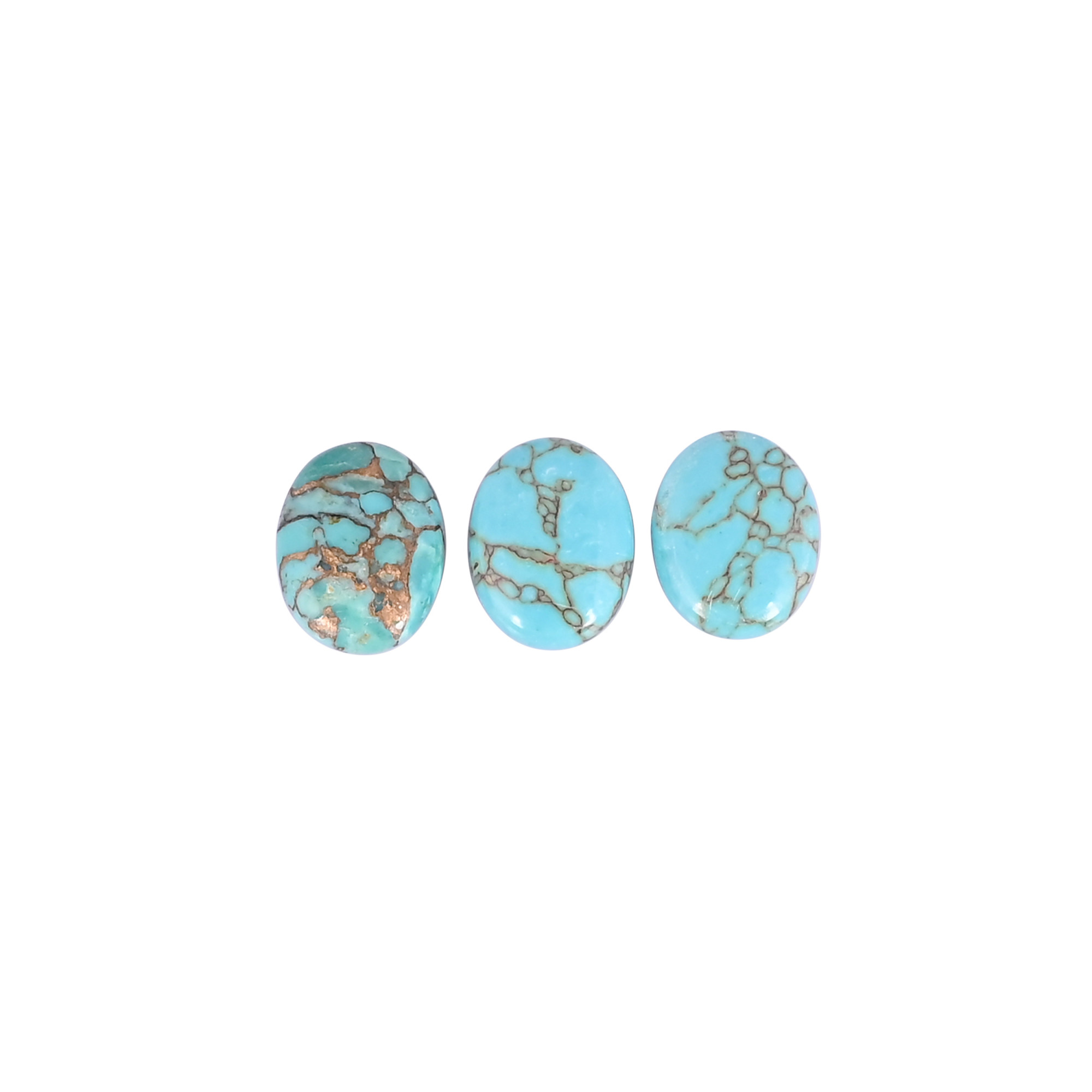 Loose Gemstone Wholesale Lot Oval Cabochon Chinese Turquoise Stone For Jewelry Making Earrings