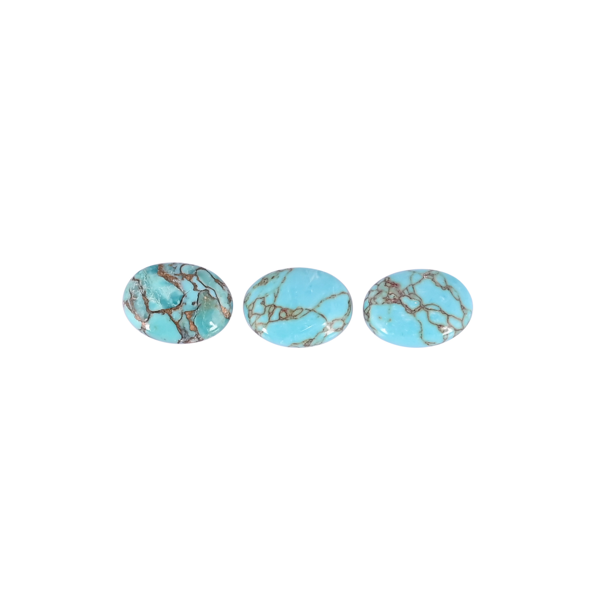 Loose Gemstone Wholesale Lot Oval Cabochon Chinese Turquoise Stone For Jewelry Making Earrings