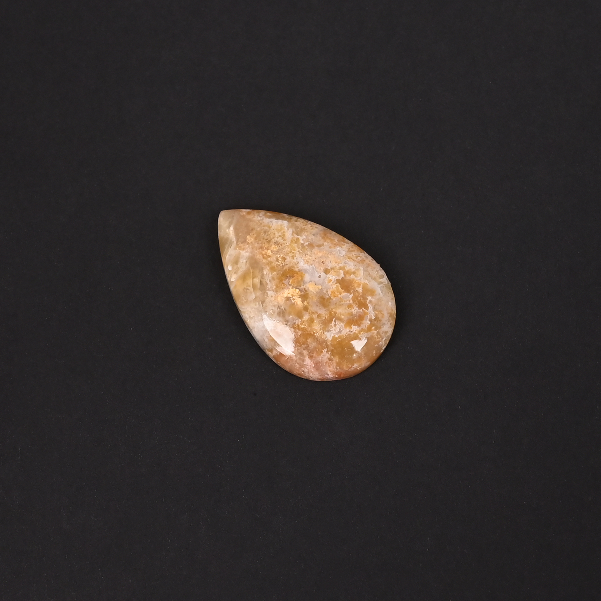 Natural Honey Opal Pear Shape Cabochon Gemstone 1705 Carats for Jewelry Making