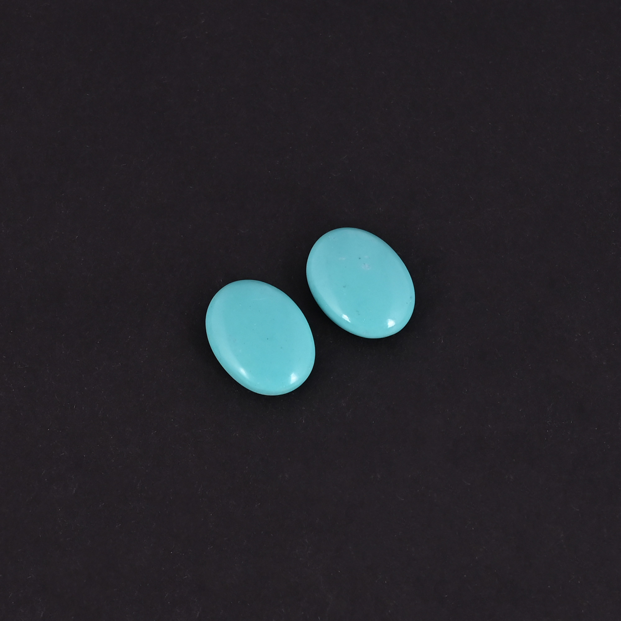 Synthetic Turquoise Cabochon Jewelry Findings 12x16mm Oval Shape Gemstones Jewelry Making Gemstones For Earrings Rings