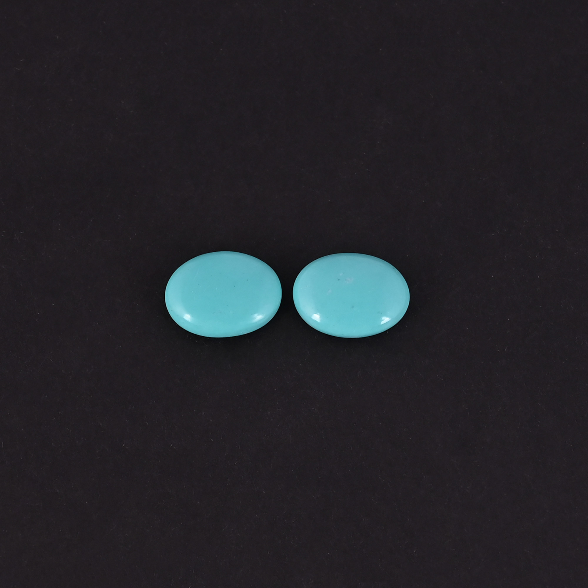 Synthetic Turquoise Cabochon Jewelry Findings 12x16mm Oval Shape Gemstones Jewelry Making Gemstones For Earrings Rings