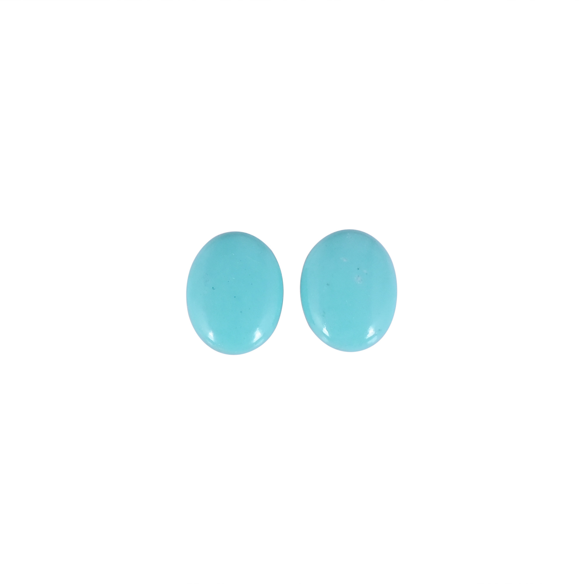 Synthetic Turquoise Cabochon Jewelry Findings 12x16mm Oval Shape Gemstones Jewelry Making Gemstones For Earrings Rings