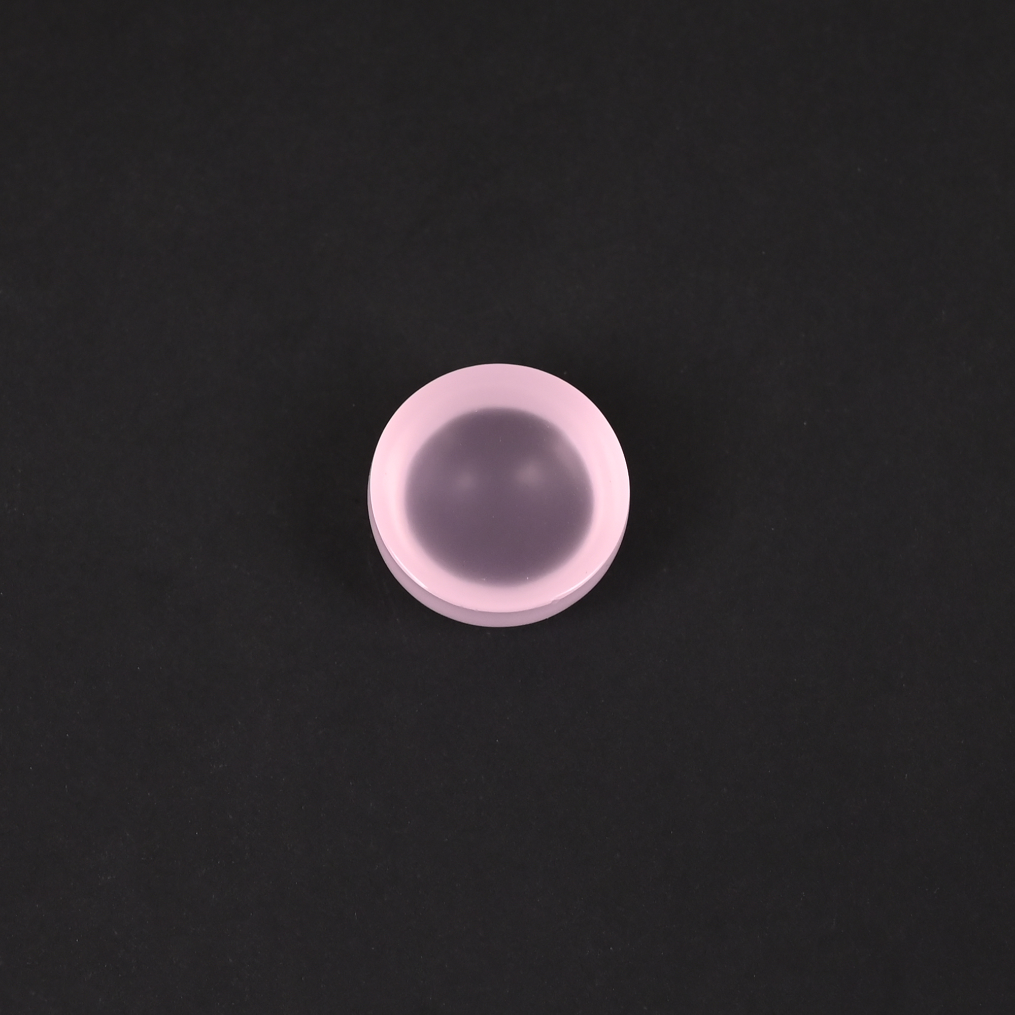 Ishu Gems Natural Rose Quartz Round Cabochon Polished Loose Gemstone 18mm 27 Carat Customizable for Jewelry Making