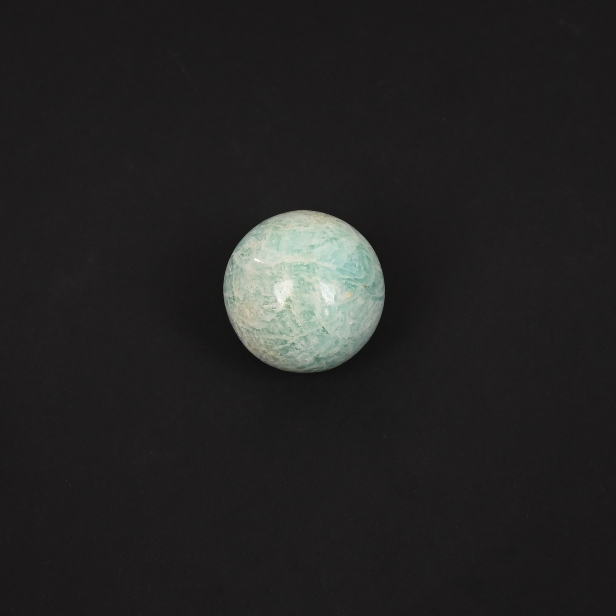 Natural Amazonite Gemstone Ball 25mm Ball Smooth Round Loose Stone for Jewelry Making
