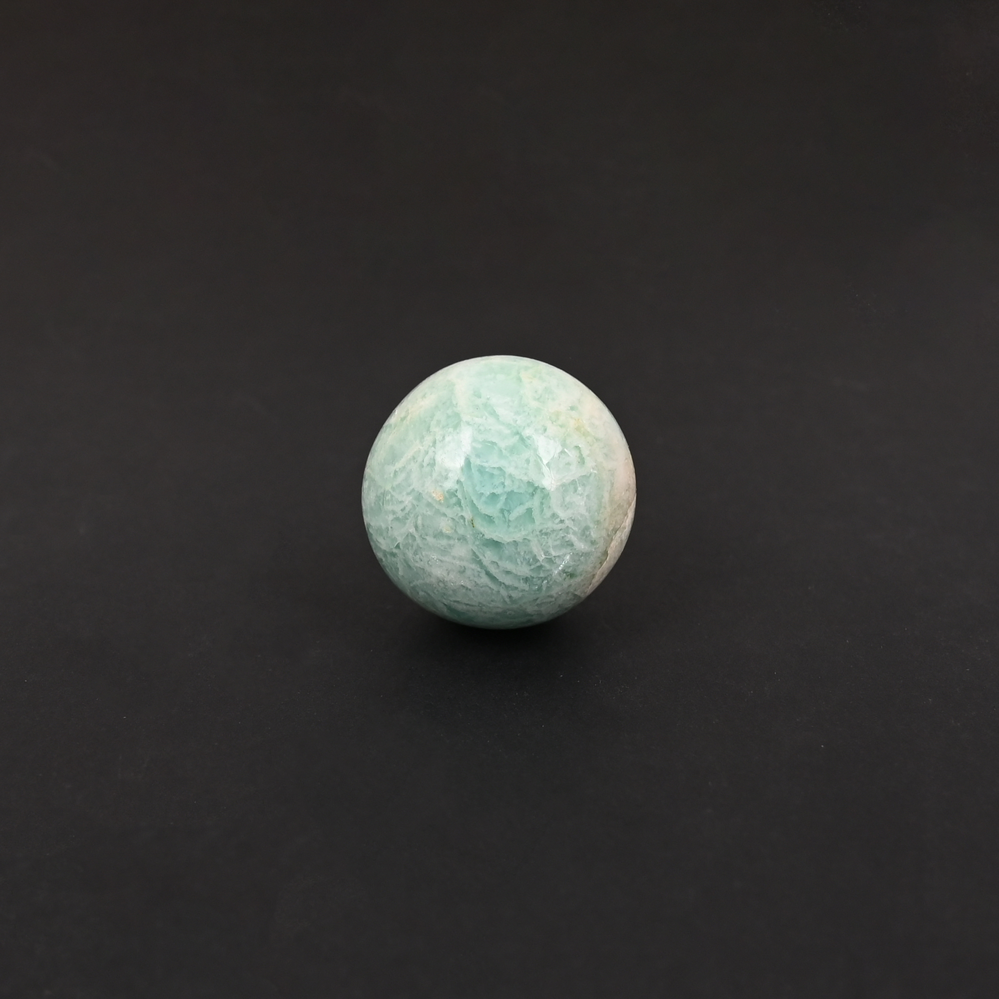 Natural Amazonite Gemstone Ball 25mm Ball Smooth Round Loose Stone for Jewelry Making