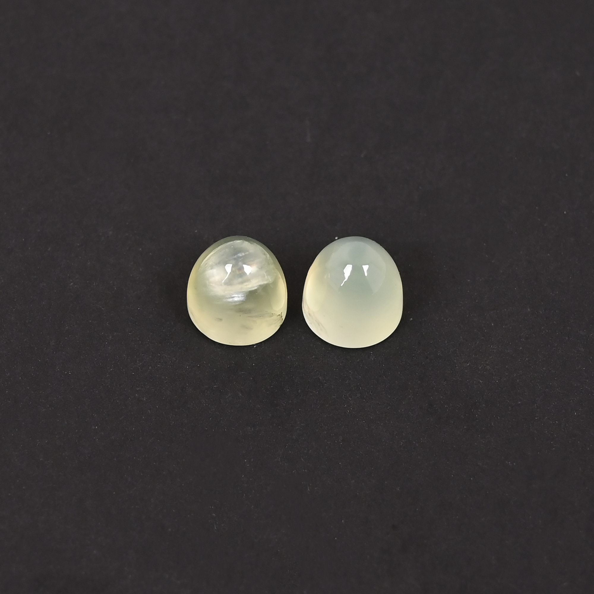 Natural White Moonstone Smooth stone 8x8mm Bullet Shape 415Cts Gemstone for Jewelry making