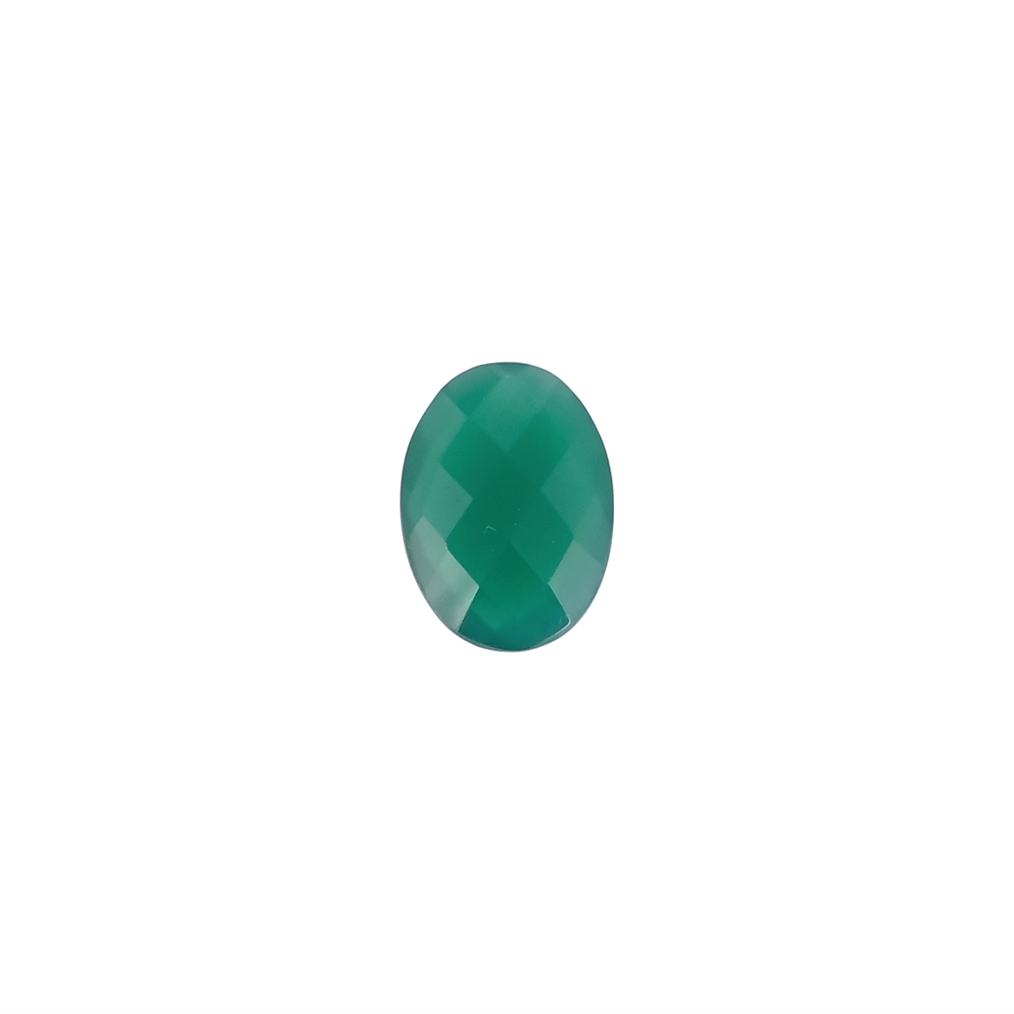 Wholesale Lot Green onyx Loose Oval Checker Cut Gemstone Lot Stone For Jewelry Making Ring