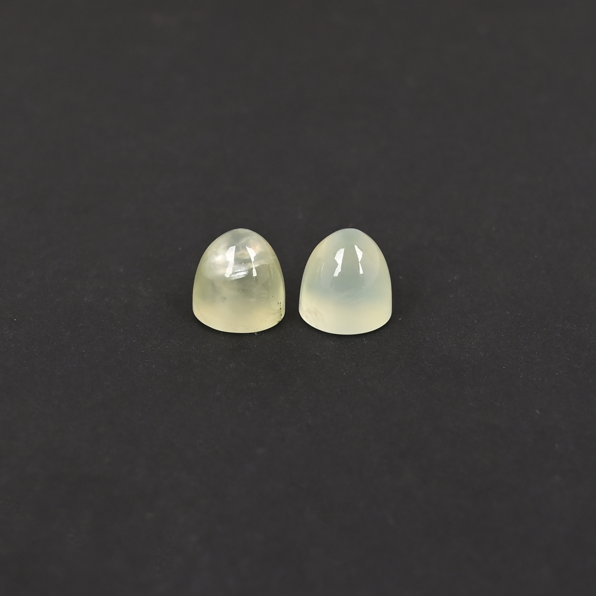 Natural White Moonstone Smooth stone 8x8mm Bullet Shape 415Cts Gemstone for Jewelry making