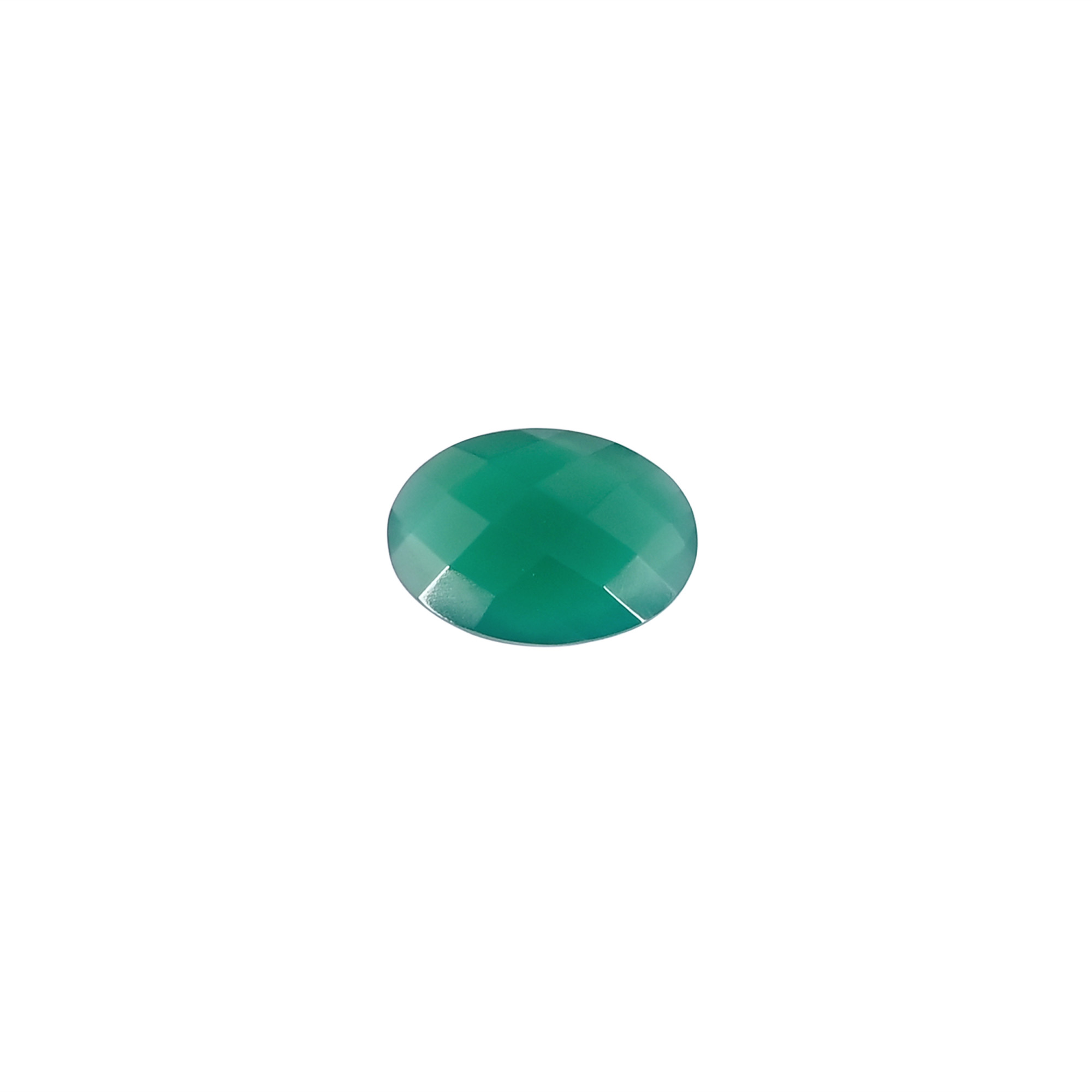 Wholesale Lot Green onyx Loose Oval Checker Cut Gemstone Lot Stone For Jewelry Making Ring