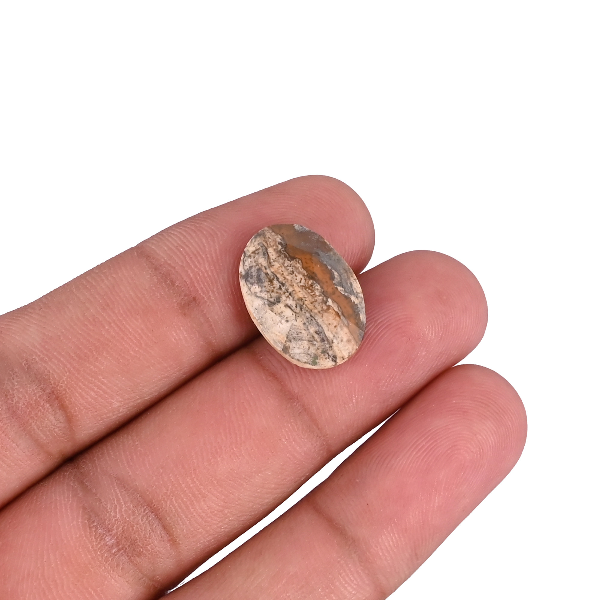 Wholesale Natural Picture Jasper Oval Shape Loose Gemstones for Jewelry Making Gemstone Lot Picture Jasper Stone 13x18mm