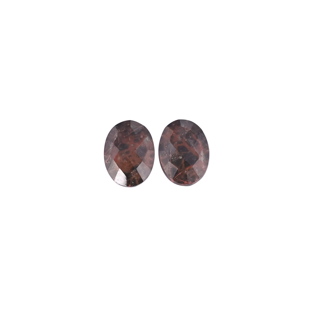 Image of Mahogany Obsidian Loose Oval Gemstone Wholesale Lot Stone For Jewelry Making Stone Earring