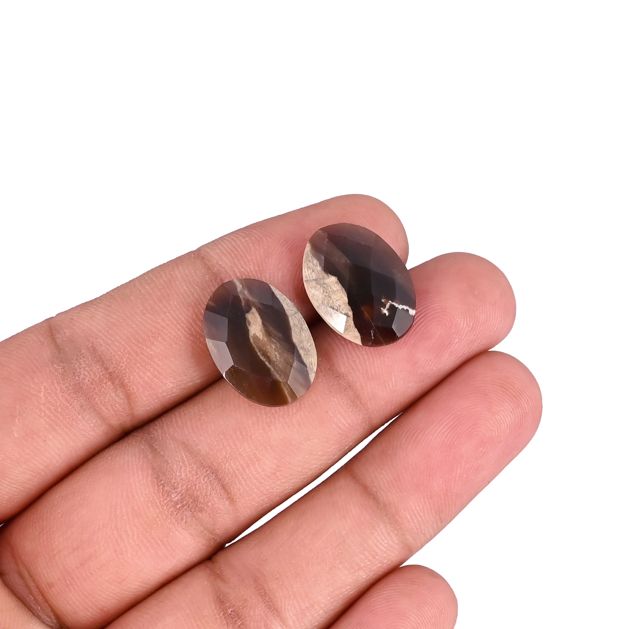 Peanut Wood Jasper Oval Shape Loose Gemstone Wholesale Lot For Jewelry Making Gemstone