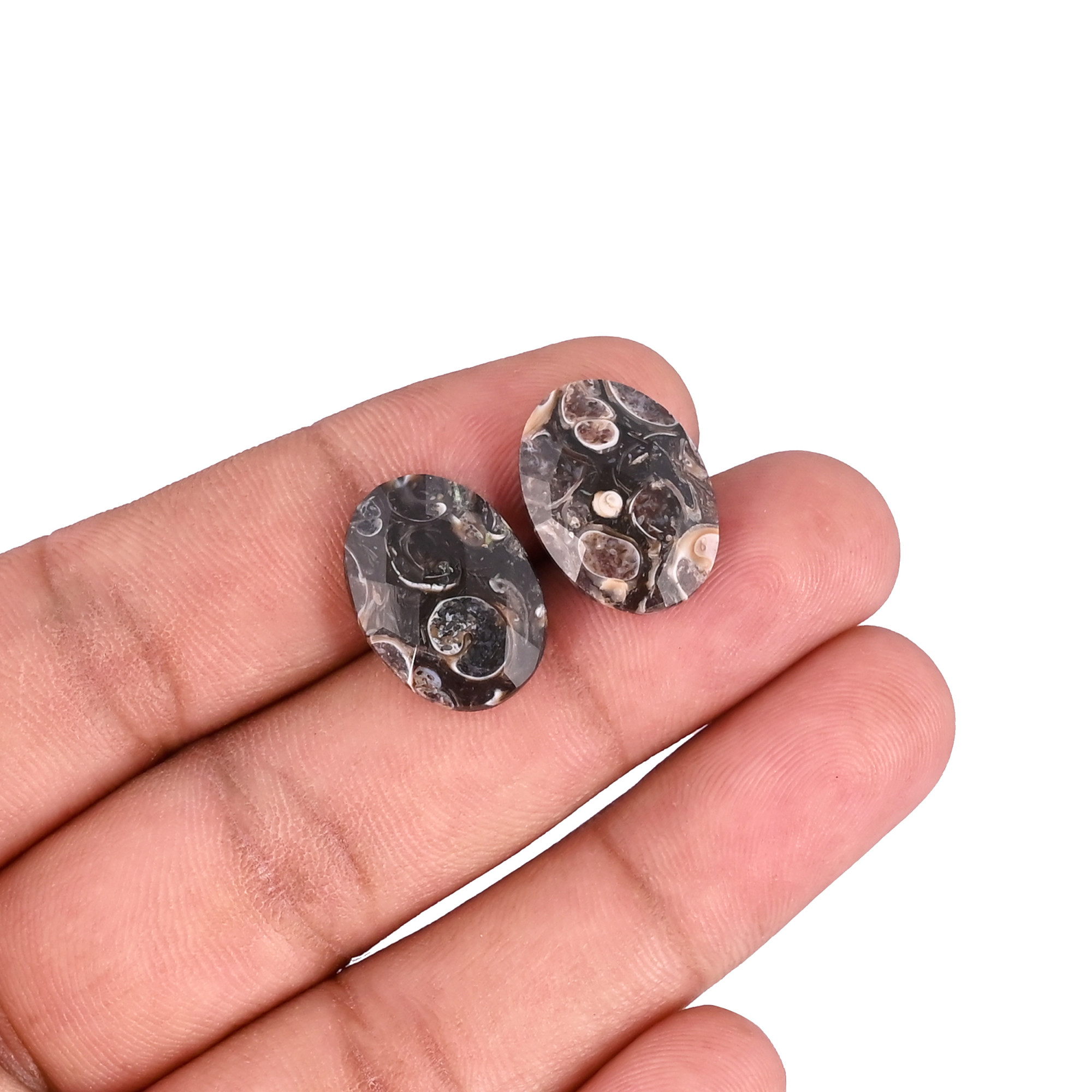 Wholesale Lot Turtella Jasper Loose Oval Checker Cut Gemstone Lot Stone For Jewelry Making Ring Earring