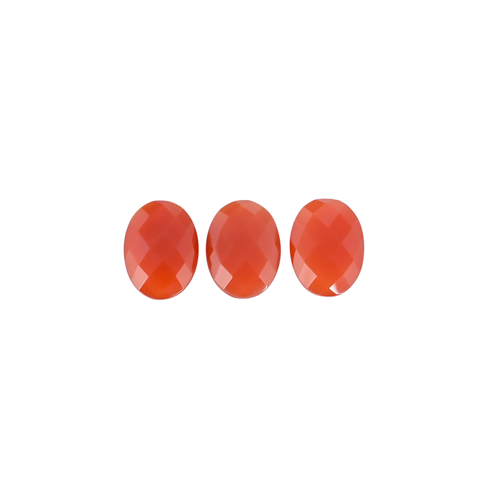 Wholesale Lot Red Onyx Loose Oval Checker Cut Gemstone Lot Stone For Jewelry Making Ring Earring