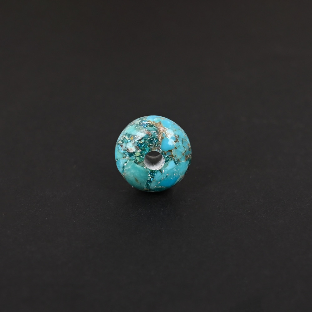 Image of Natural Maximum Copper Turquoise Beads Polished Roundel Gemstone Beads for Jewelry Making