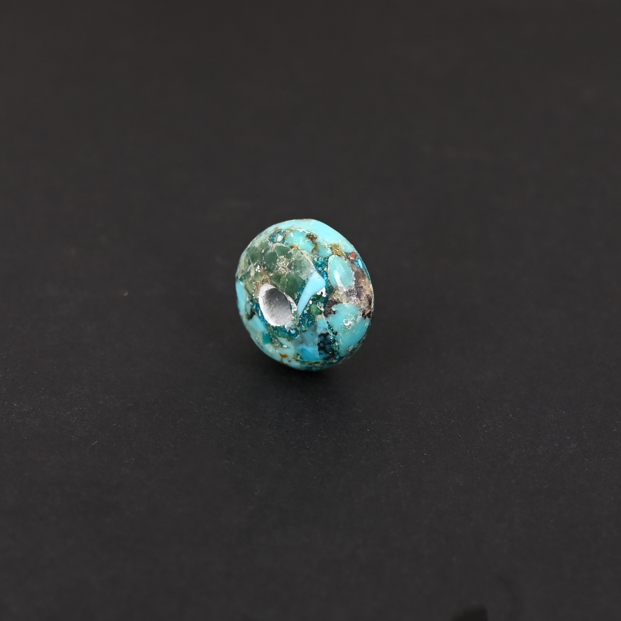 Natural Maximum Copper Turquoise Beads Polished Roundel Gemstone Beads for Jewelry Making