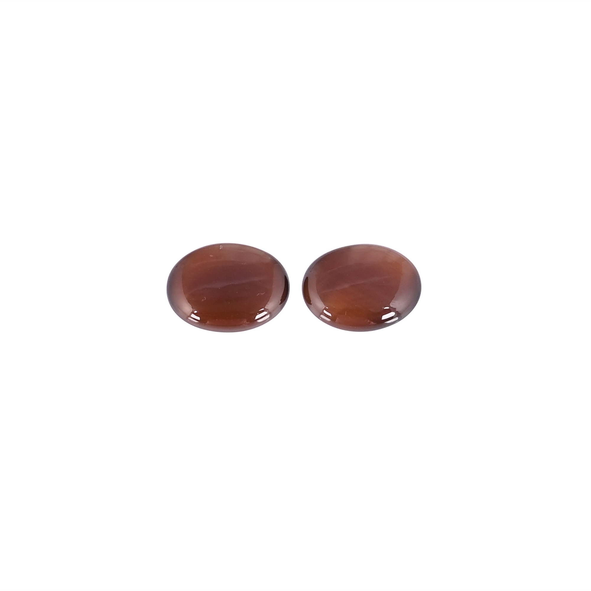 Lab Dark Brown Cats Eye Oval Cabochons Cats Eye Calibrated Gemstone 16x12 mm Loose Gemstones for Jewelry Making Ring Earrings