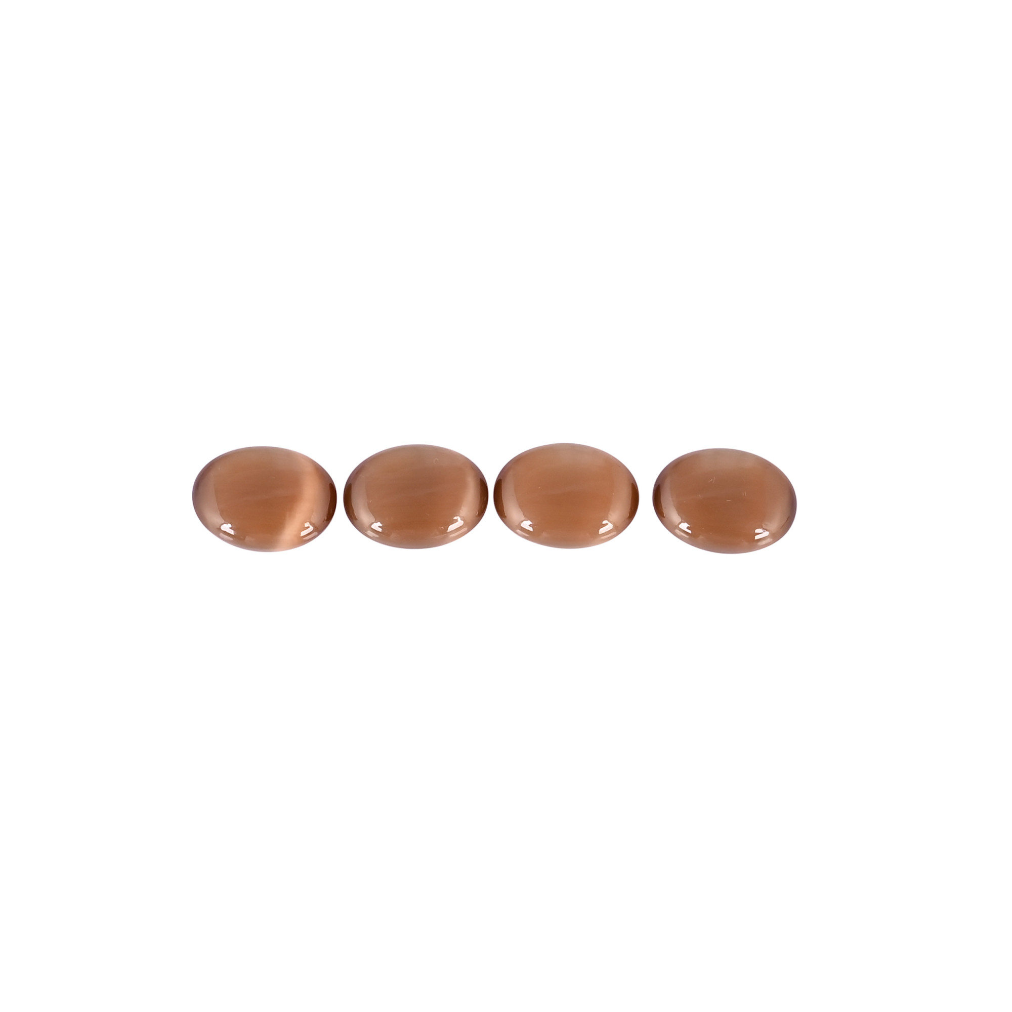 High Quality Synthetic Cat Eye Gemstone Cabochons 1813 mm Oval Puff Customized Size for Jewelry Making Gemstones Lot