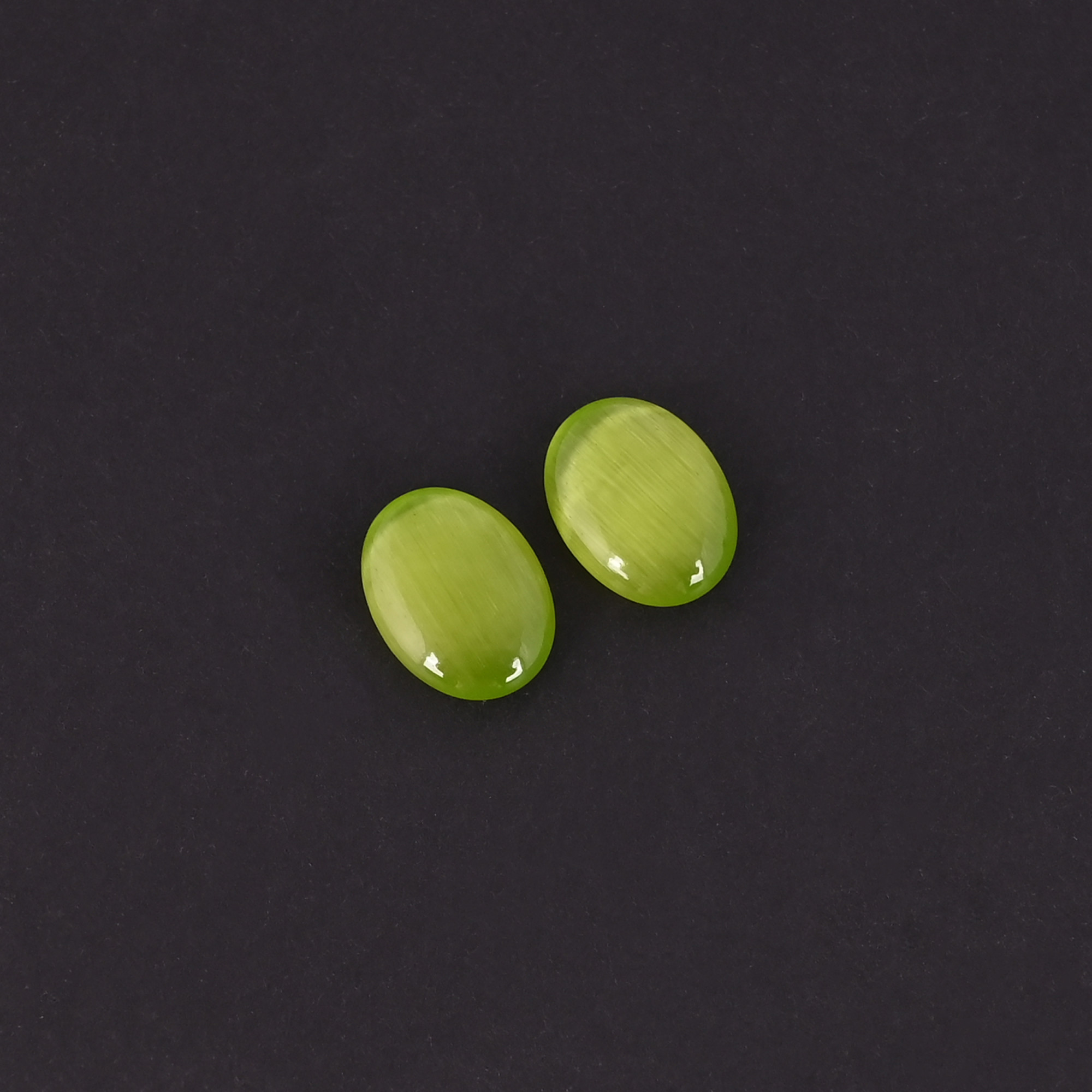 Green Cats Eye Wholesale Lot Loose Oval Gemstone Lot Stone For Jewelry Making Ring