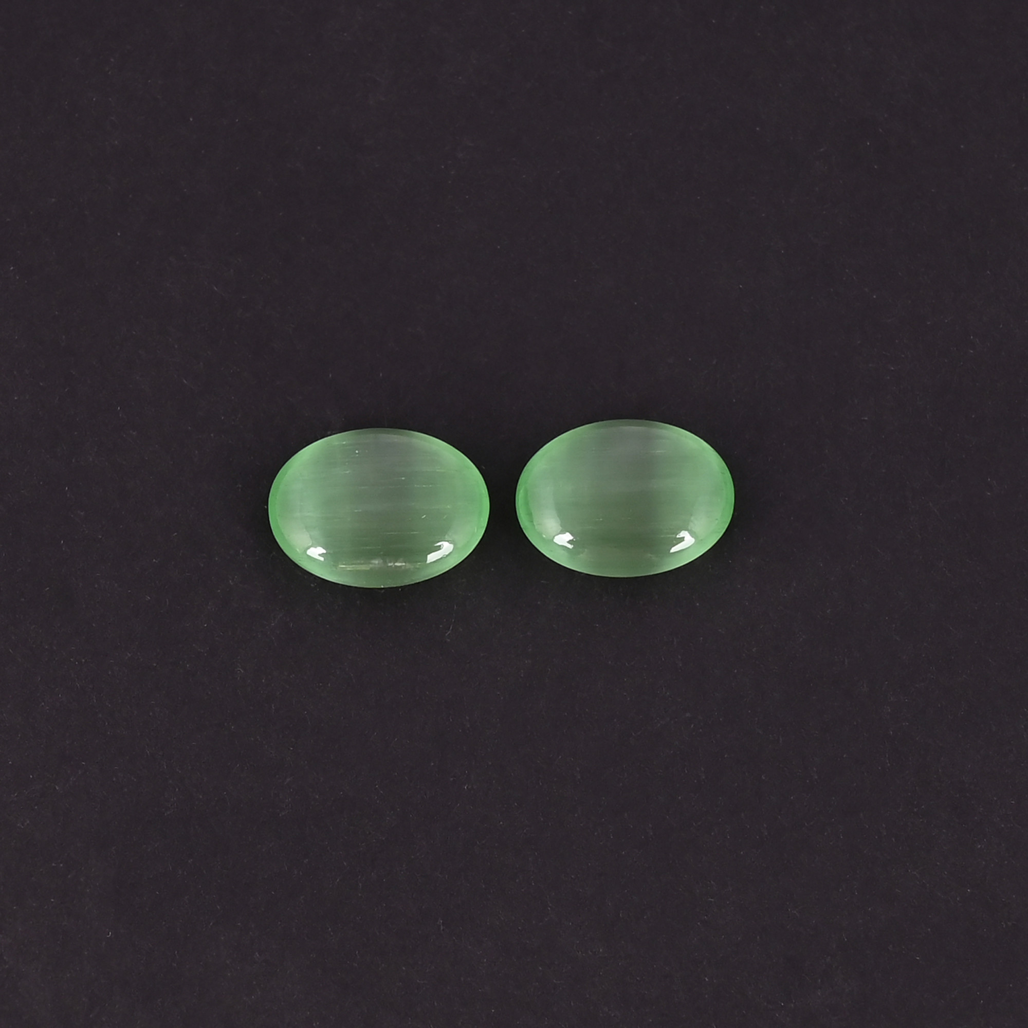 Wholesale Green Cats Eye Loose Oval Cabochon Gemstone Lot Stone For Jewelry Making Ring