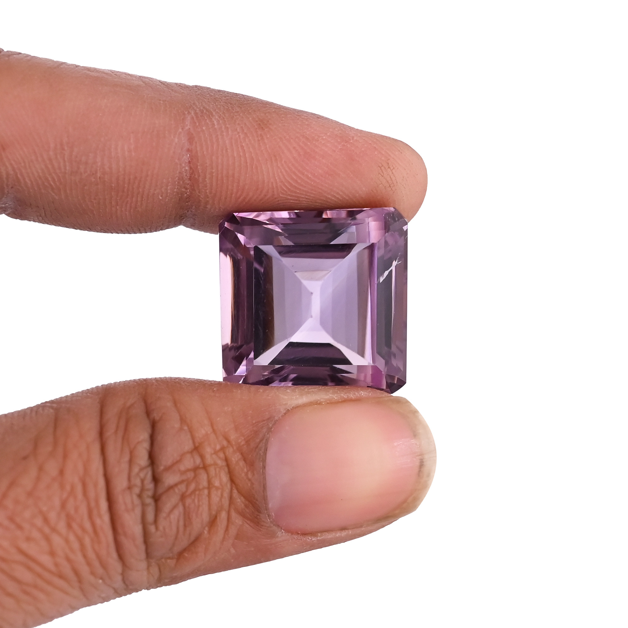 Beautiful Natural Amethyst Square Cut Faceted Gemstone Loose Stones High Grade at Wholesale Price Gemstone For Ring