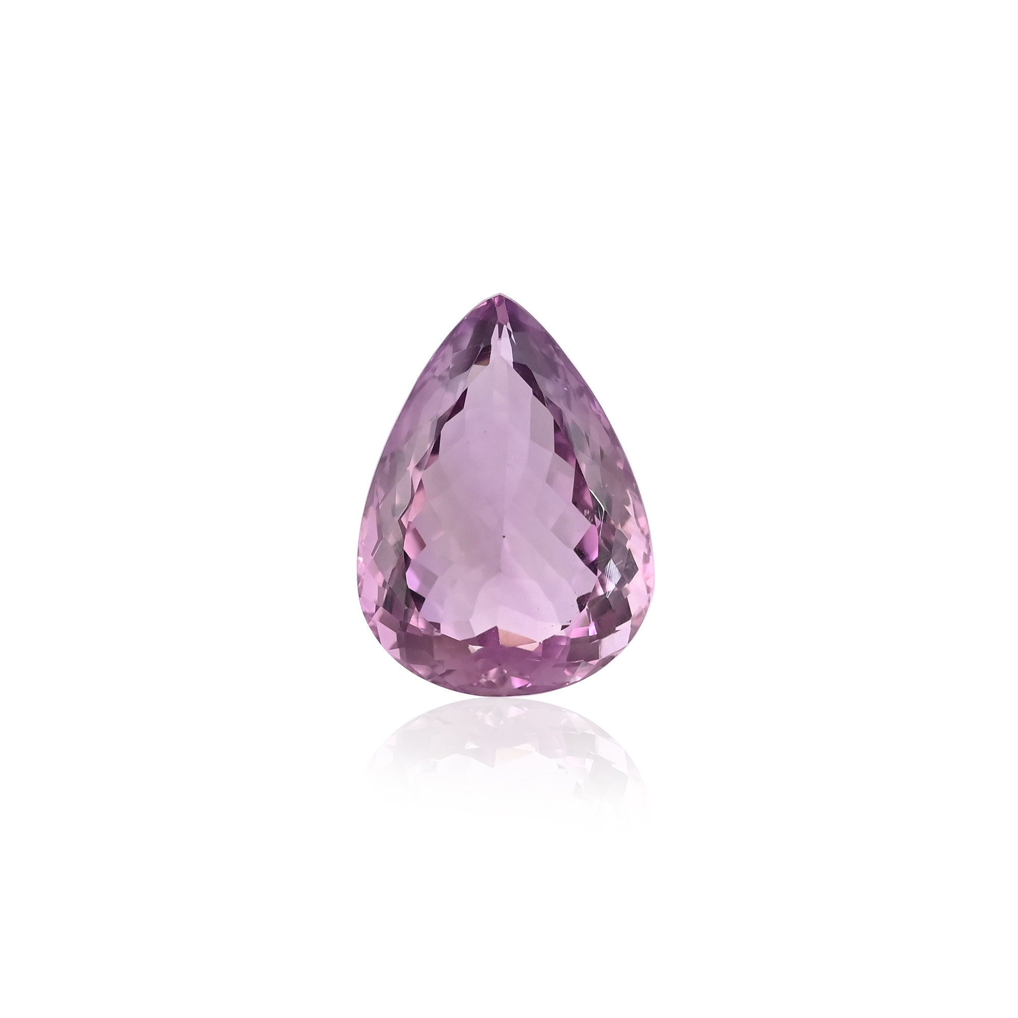 Purple Color Pear Shape Natural Amethyst Size 30x22mm 45 cts for Jewelry Making Ring Necklace Loose Gem Stone