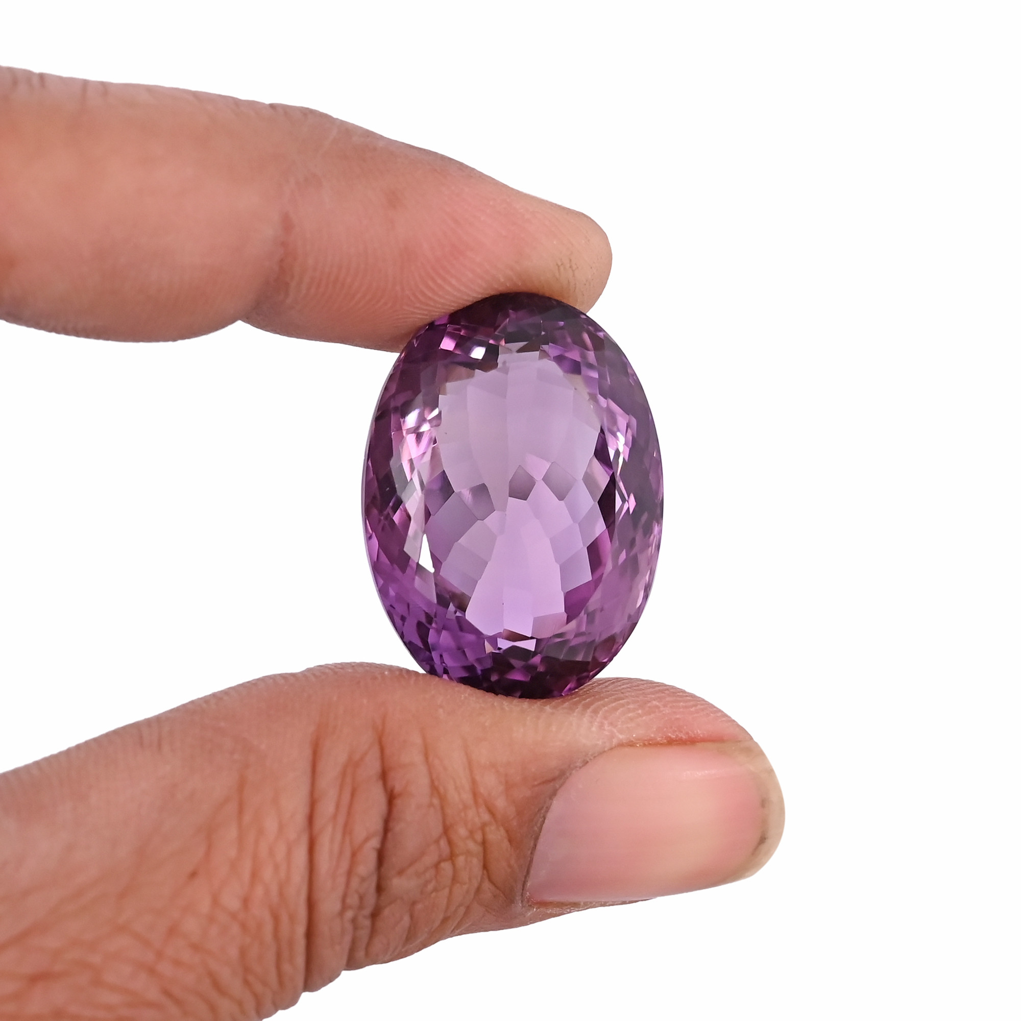 Natural Purple Amethyst 52 cts Oval Loose Gemstones Direct From Manufacturer Wholesale Price for Jewelry Making Gemstone