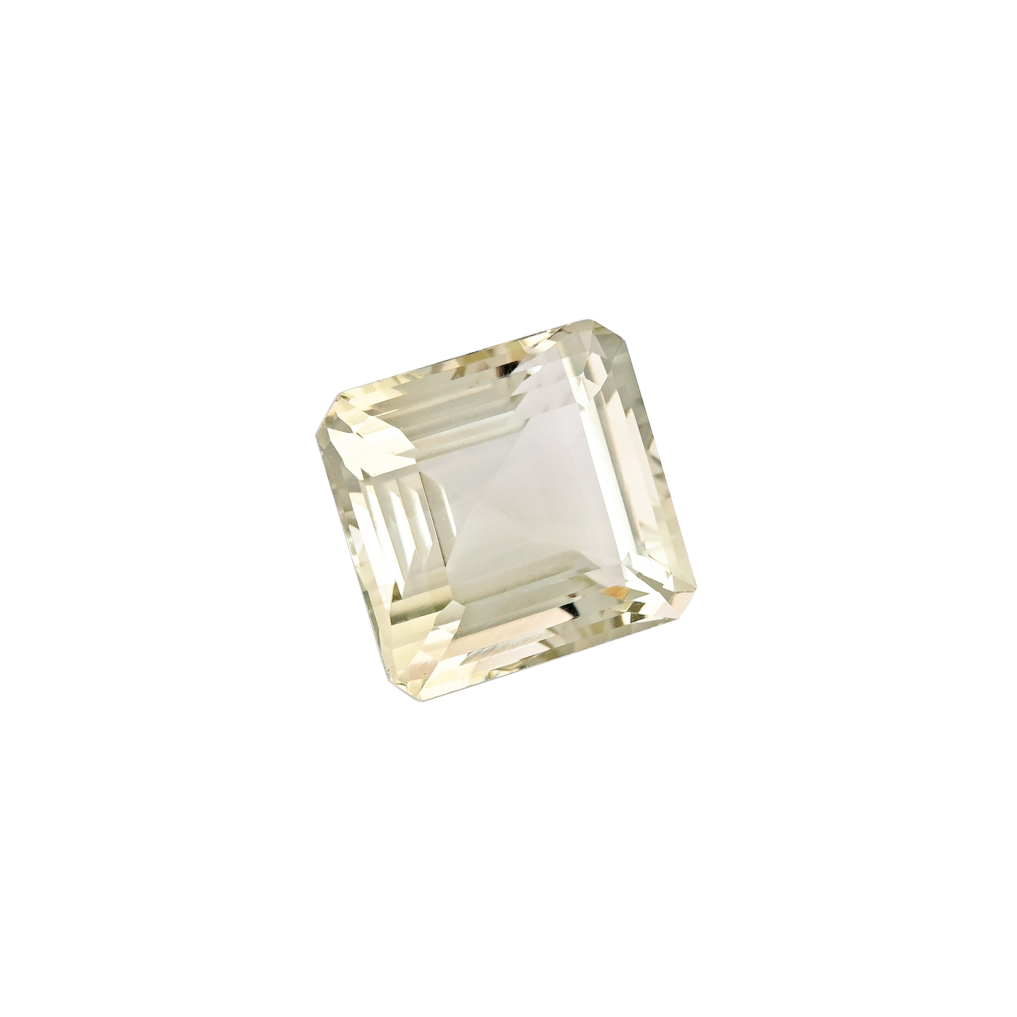 Natural Green Amethyst 20X19MM Square Normal Cut 37Cts 1Piece Gemstone For Making Jewelry