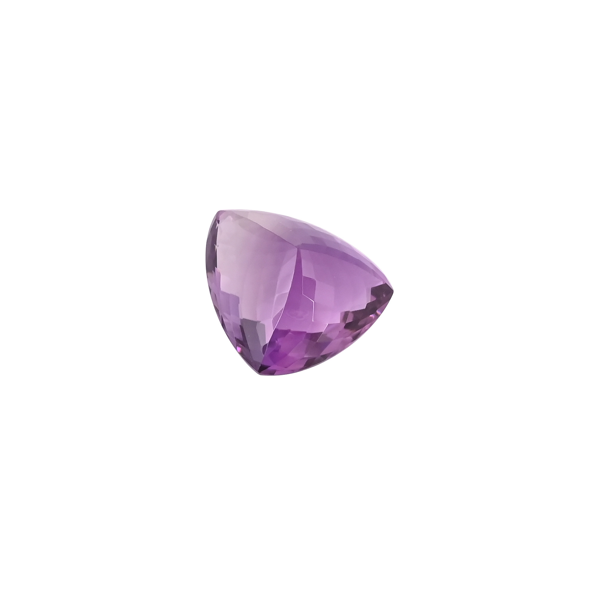 100 Natural Purple Amethyst Faceted Custom Making 46 cts 26x22mm Loose Gemstones Factory Wholesale Price for Jewelry Making
