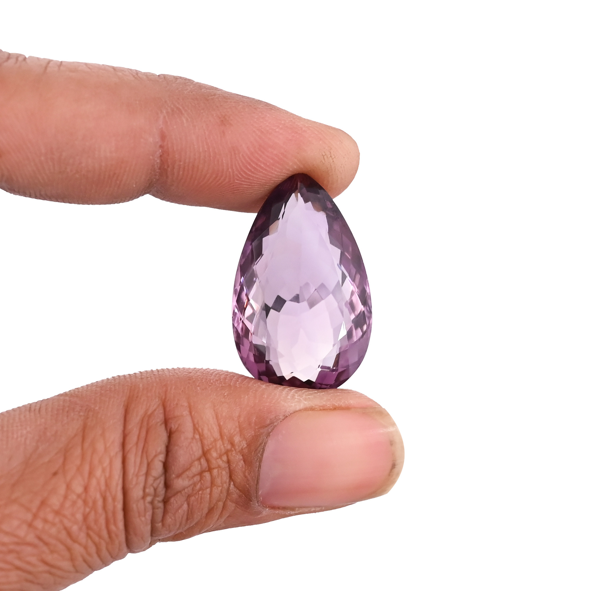 Gemstone Jewelry 27x16mm Pear Cut Large Amethyst Stone for Jewelry Making Gemstone Natural Amethyst Loose Gemstone For Ring