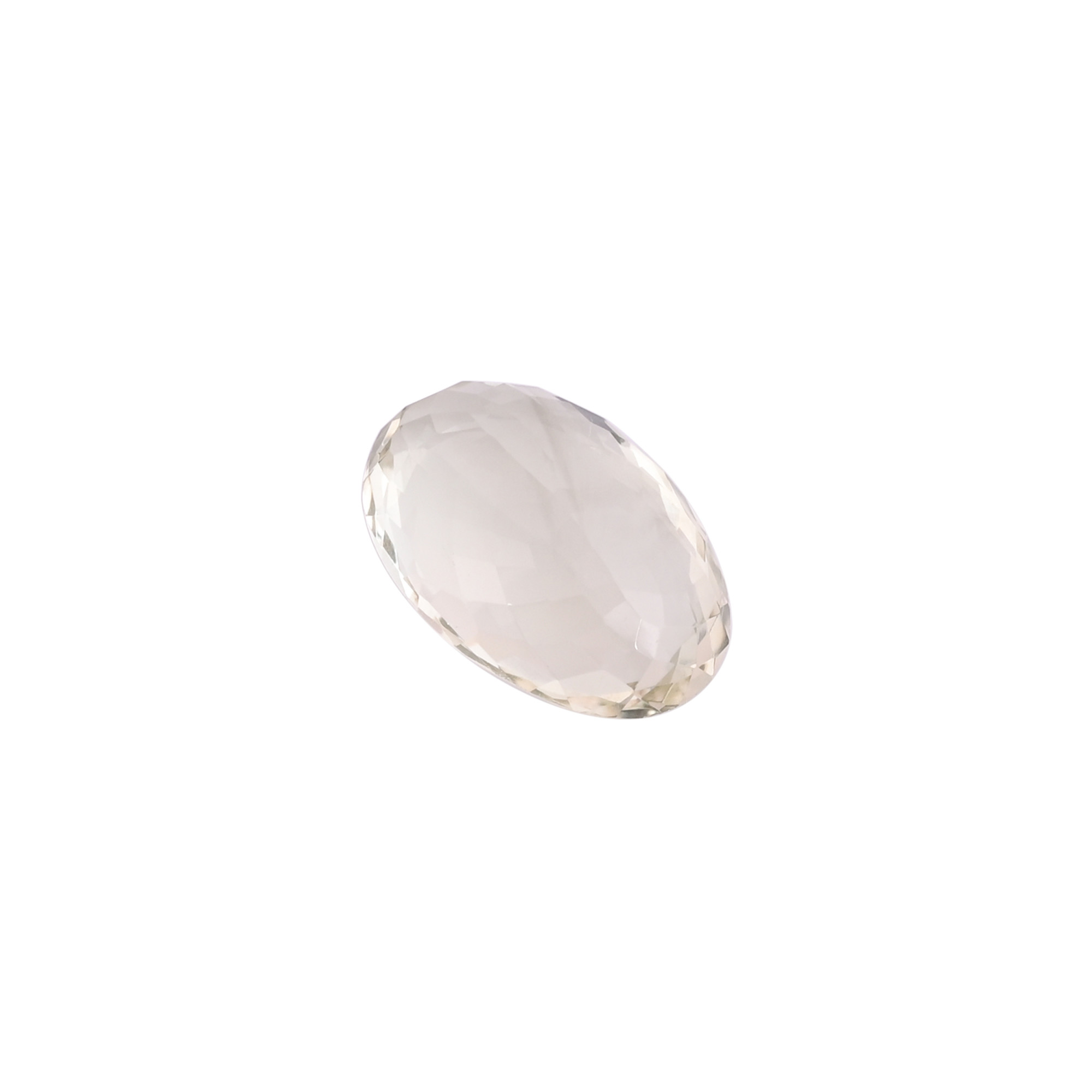 Natural Green Amethyst 23X16MM Oval Normal Cut 21Cts 1Piece Gemstone For Making Jewelry