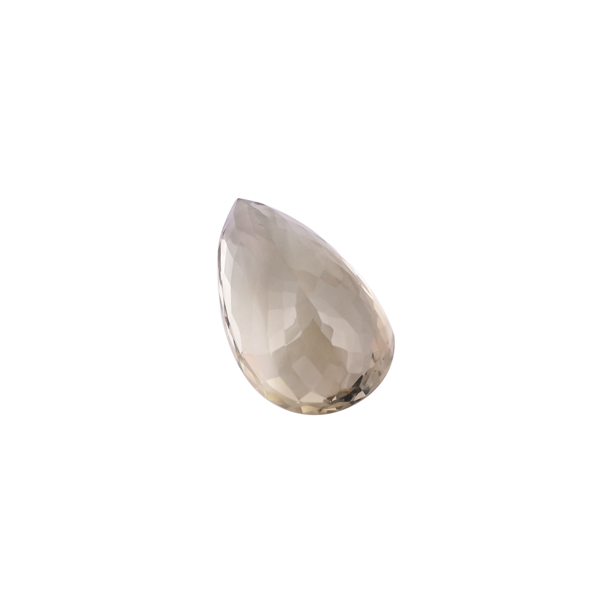 Natural Green Amethyst 27X15MM Pear Normal Cut 30Cts 1Piece Gemstone For Making Jewelry
