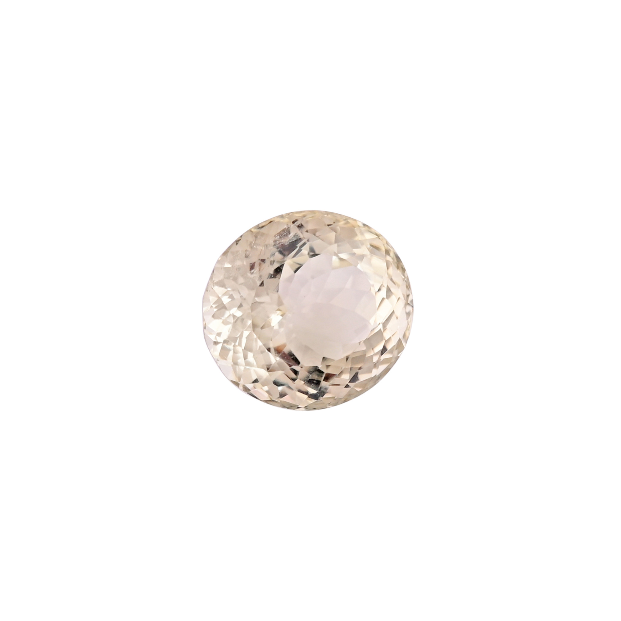 Natural Green Amethyst 18X17MM Oval Normal Cut 245Cts 1Piece Gemstone For Making Jewelry