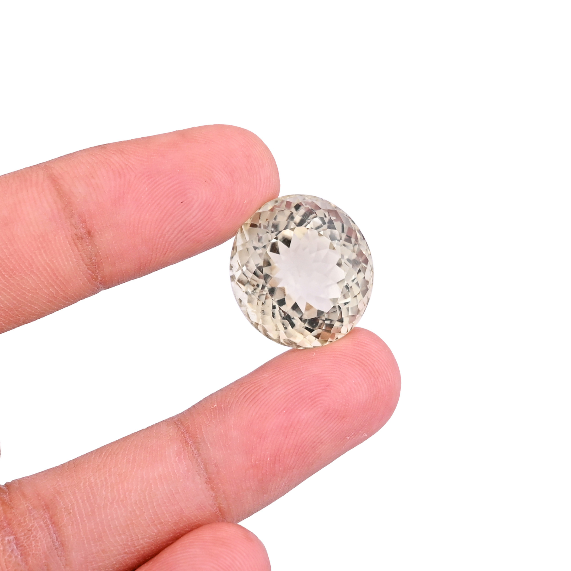 Natural Green Amethyst 18X17MM Oval Normal Cut 245Cts 1Piece Gemstone For Making Jewelry