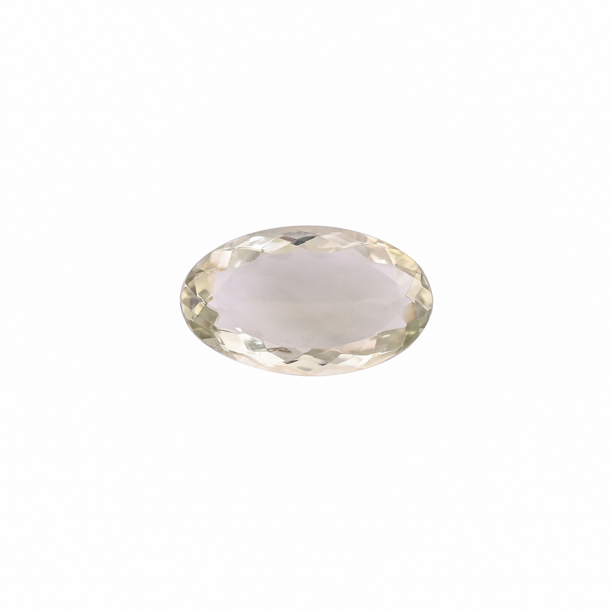 Natural Green Amethyst 28X16MM Oval Natural Cut 24Cts 1Piece Gemstone For Making Jewelry