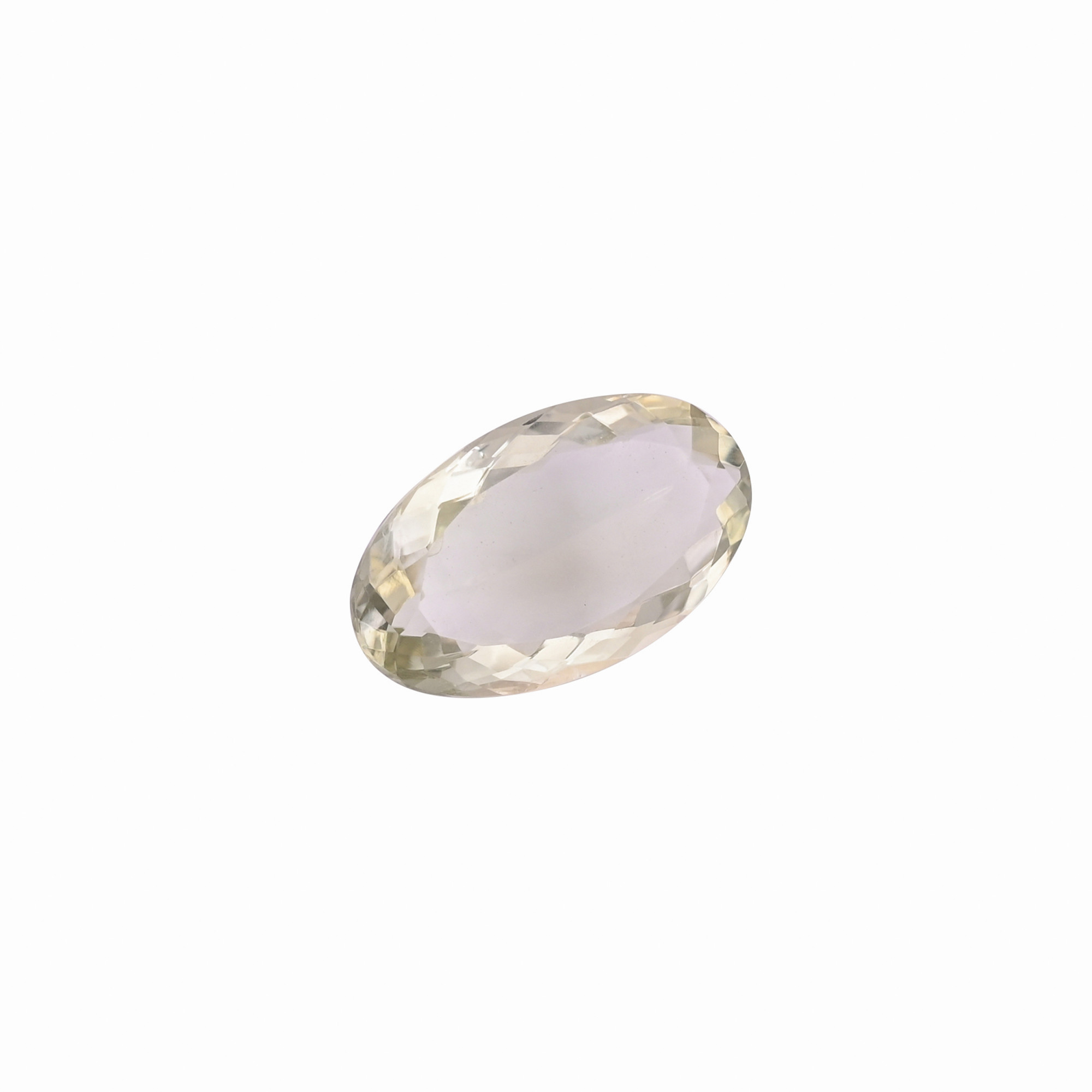 Natural Green Amethyst 26X16MM Oval Normal Cut 285Cts 1Piece Gemstone For Making Jewelry
