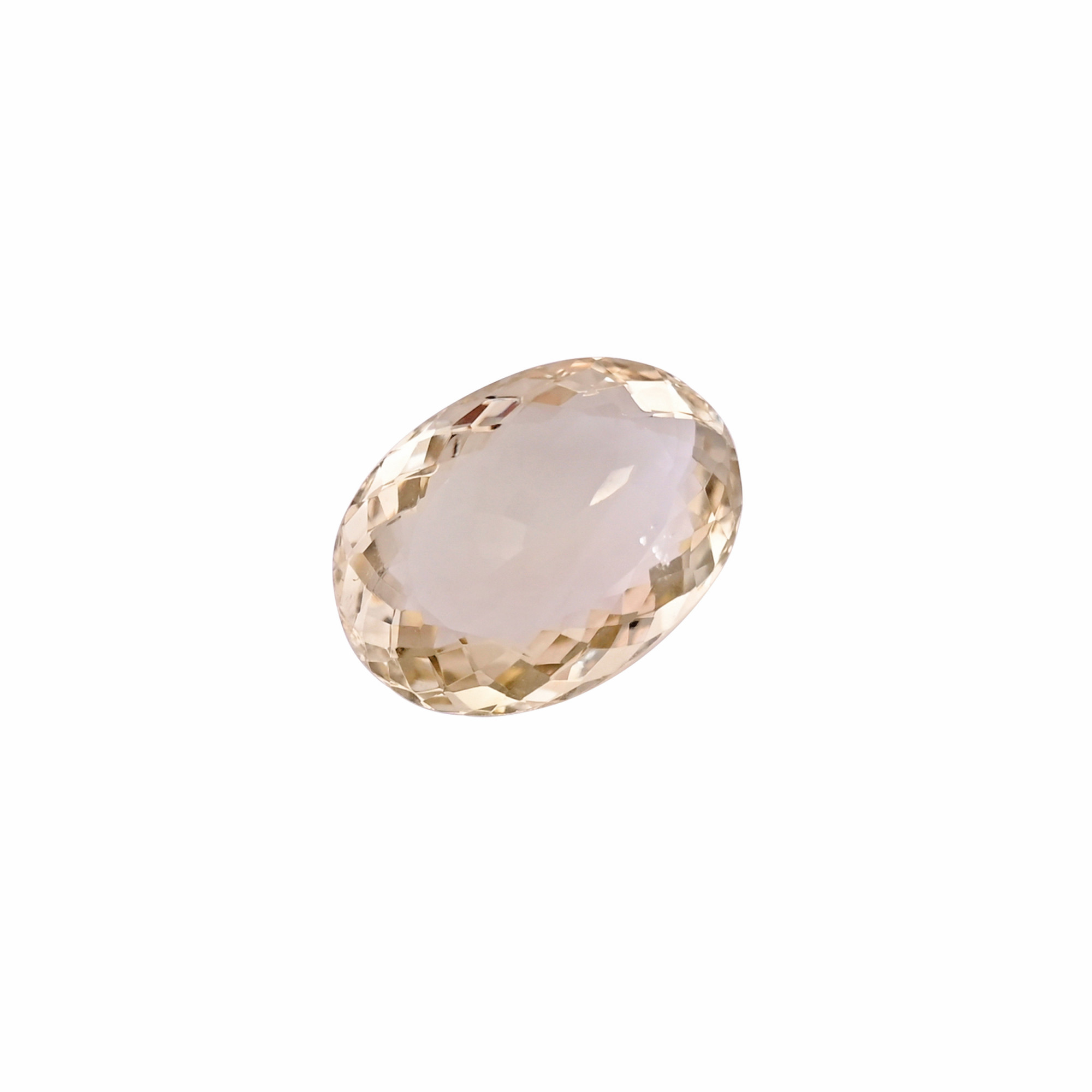 Natural Green Amethyst 27X19MM Oval Natural Cut 355Cts 1Piece Gemstone For Making Jewelry