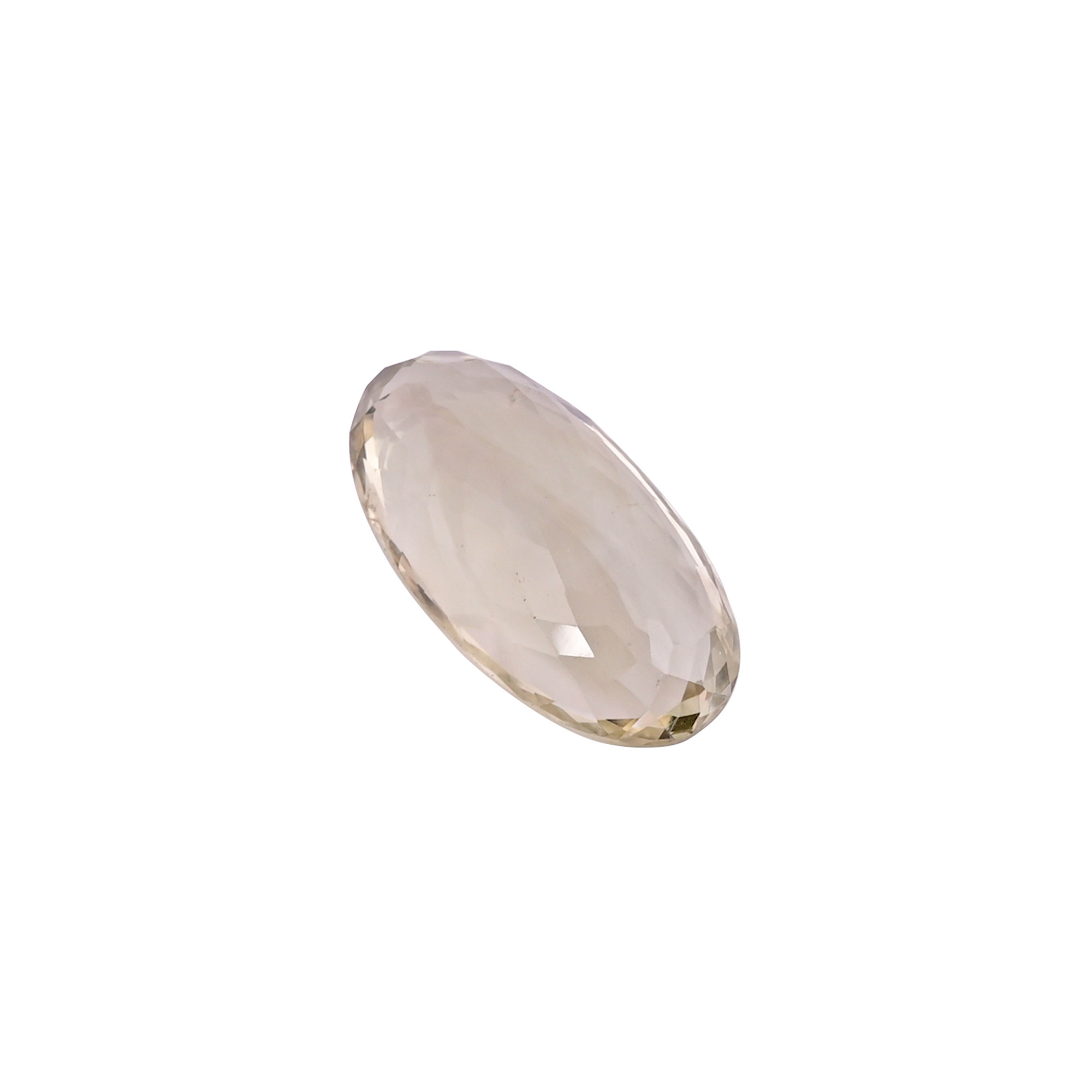 Natural Green Amethyst 27X14MM Oval Checker Cut 2205Cts 1Piece Gemstone For Making Jewelry