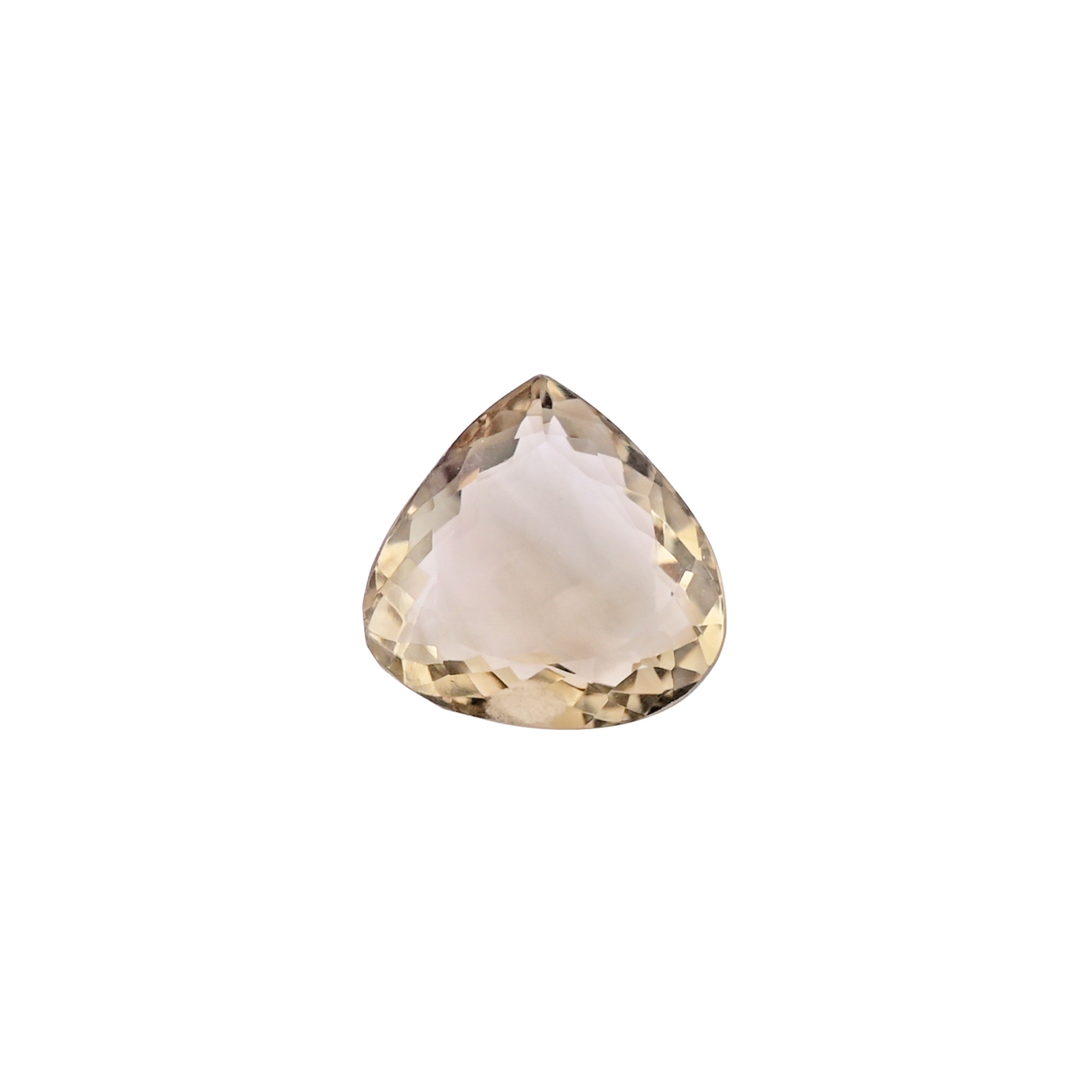 Natural Green Amethyst 16X17MM Heart Normal Cut 16Cts 1Piece Gemstone For Making Jewelry