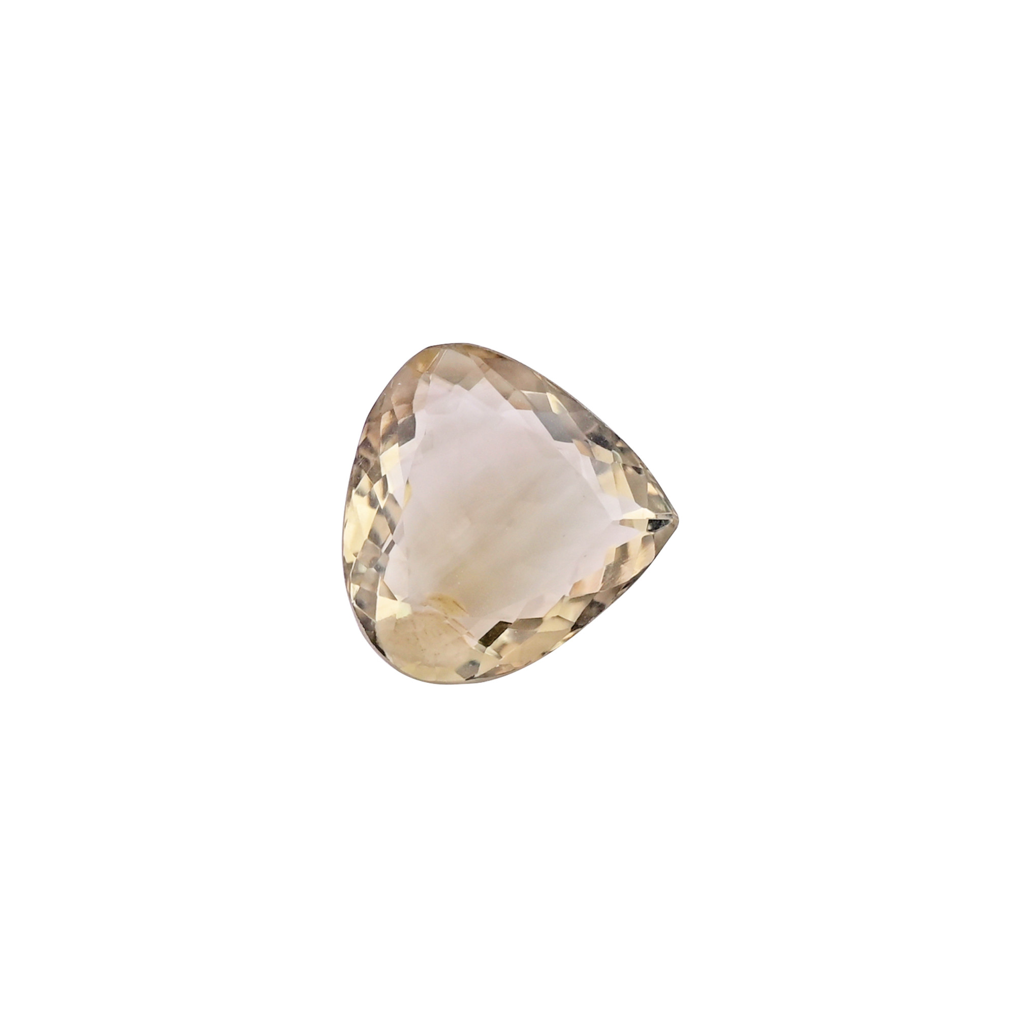 Natural Green Amethyst 16X17MM Heart Normal Cut 16Cts 1Piece Gemstone For Making Jewelry