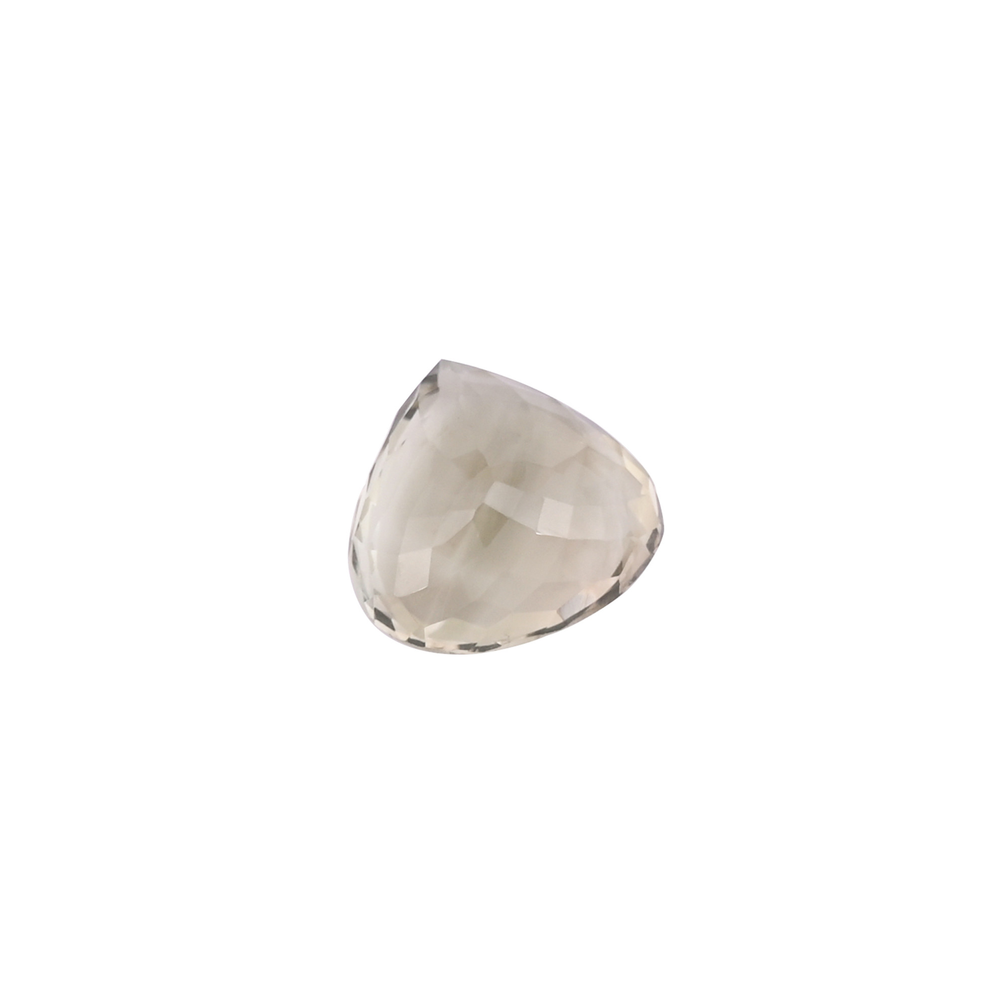 Natural Green Amethyst 16X17MM Heart Normal Cut 16Cts 1Piece Gemstone For Making Jewelry