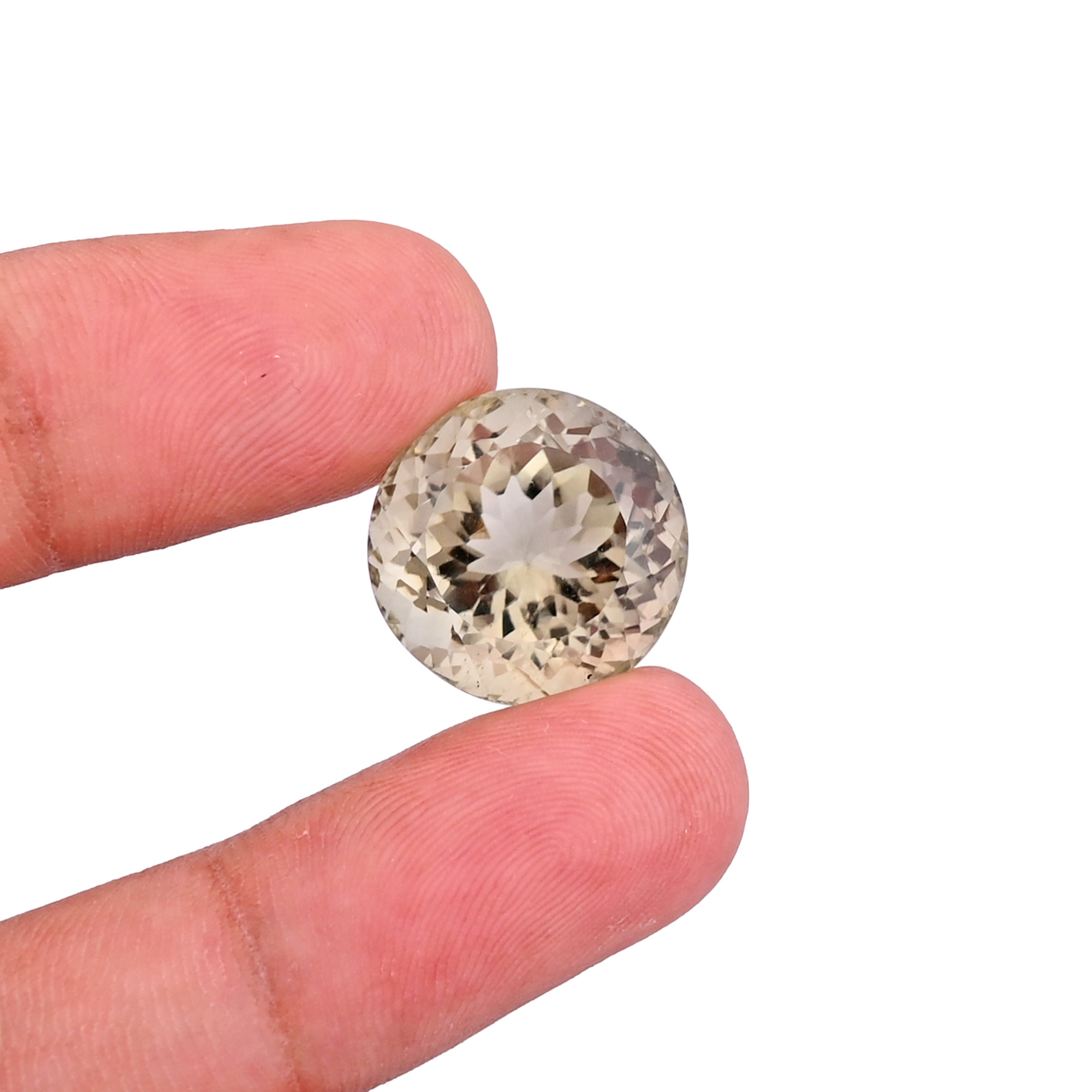 Natural Green Amethyst 16MM Round Normal Cut 235Cts 1Piece Gemstone For Making Jewelry