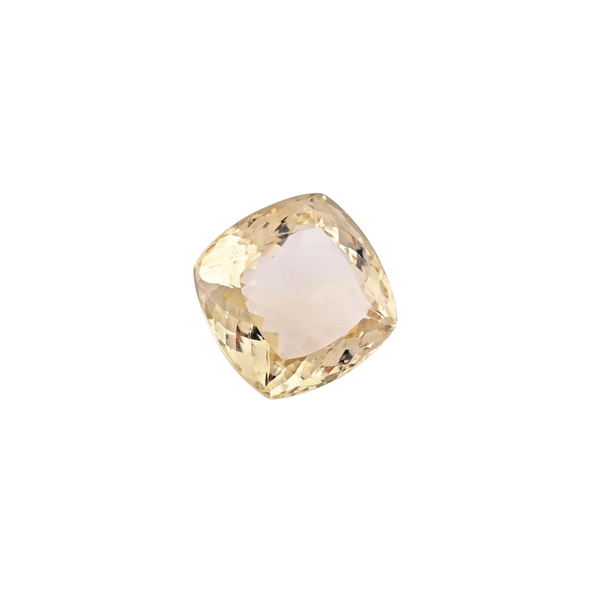 Natural Green Amethyst 28MM Cushion Normal Cut 905Cts 1Piece Gemstone For Making Jewelry