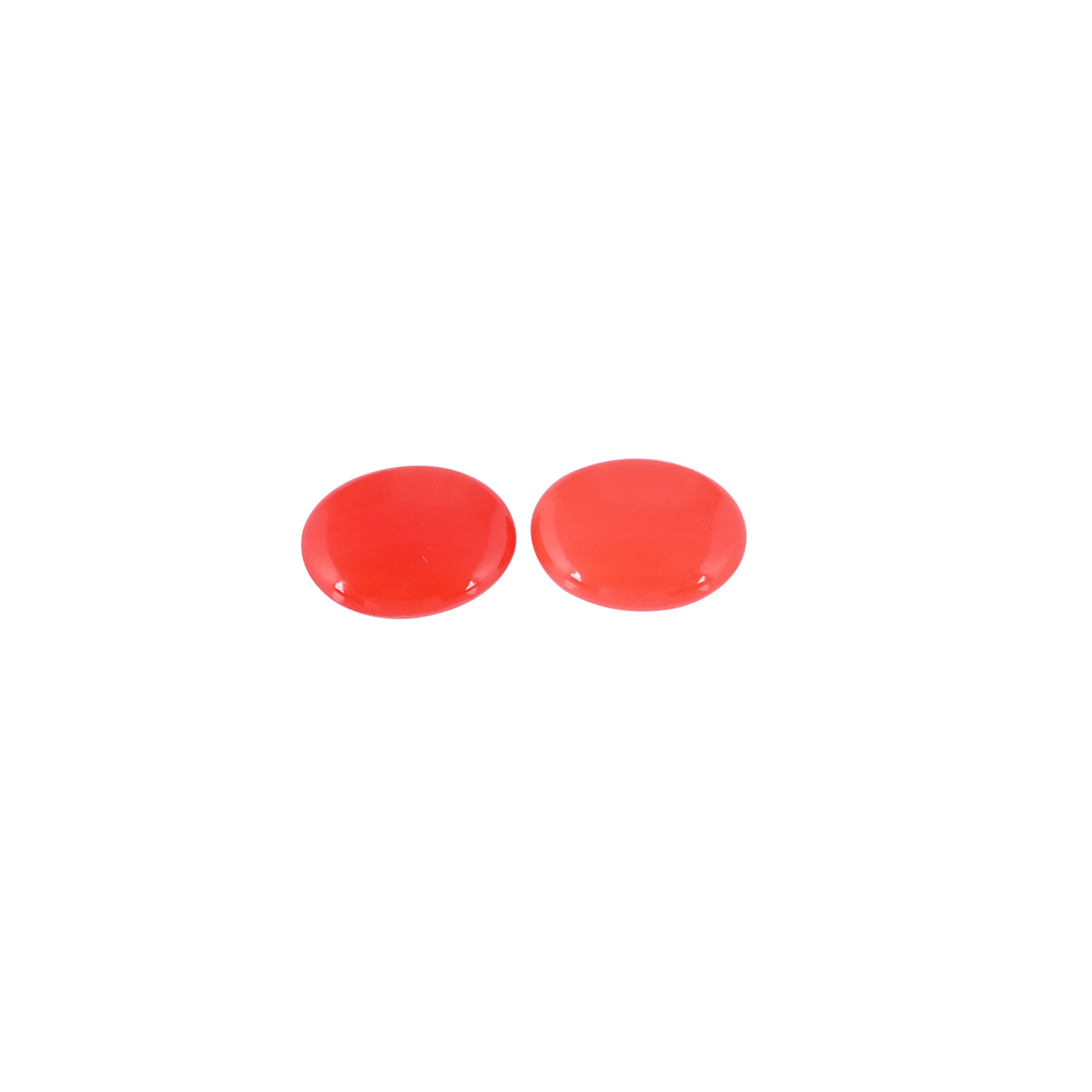 Orange Jade Loose Oval Cabochon Gemstone Wholesale Lot Stone For Jewelry Making Stone Ring