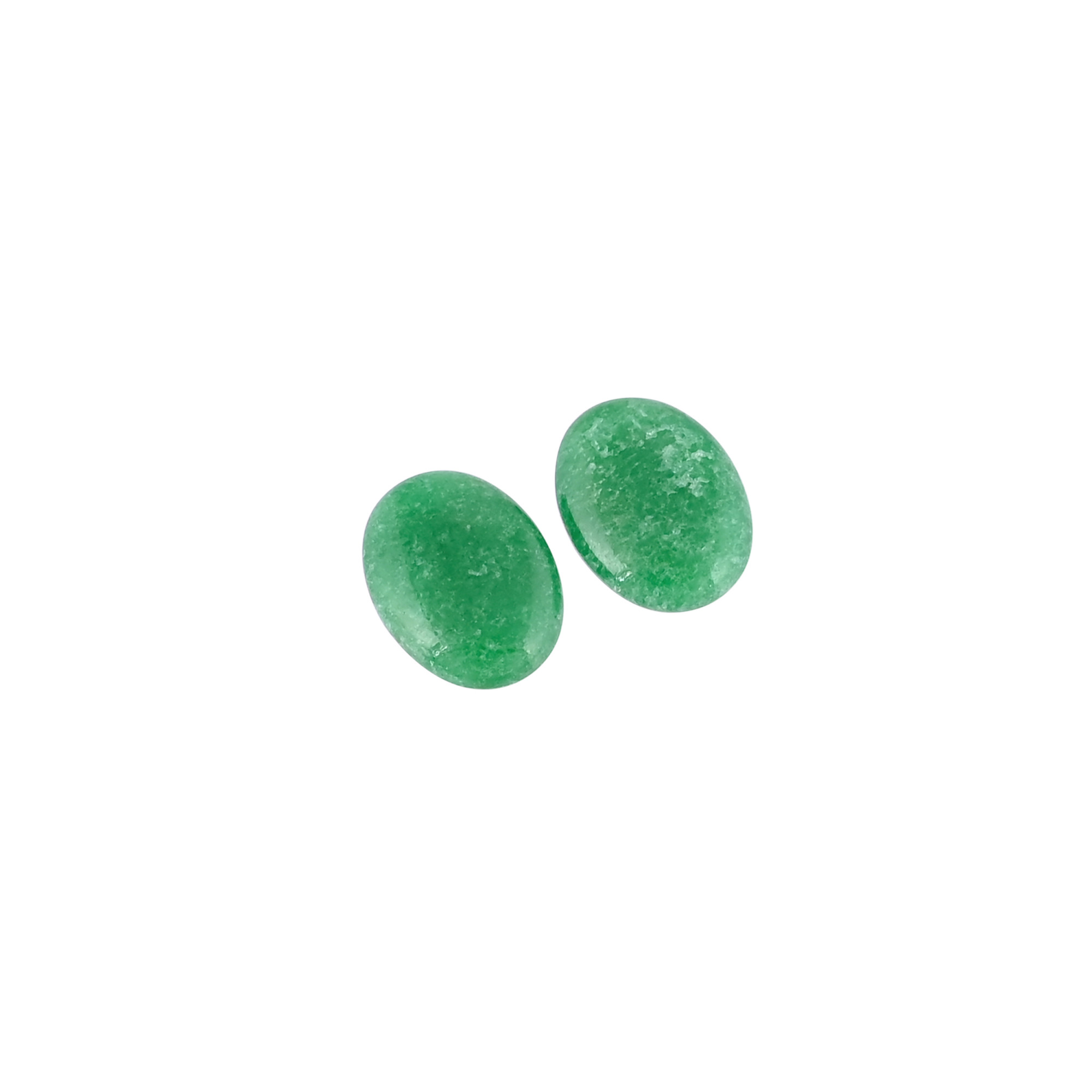 Wholesale Lot Green Jade Eye Loose Oval Gemstone Lot Stone For Jewelry Making Ring Earring