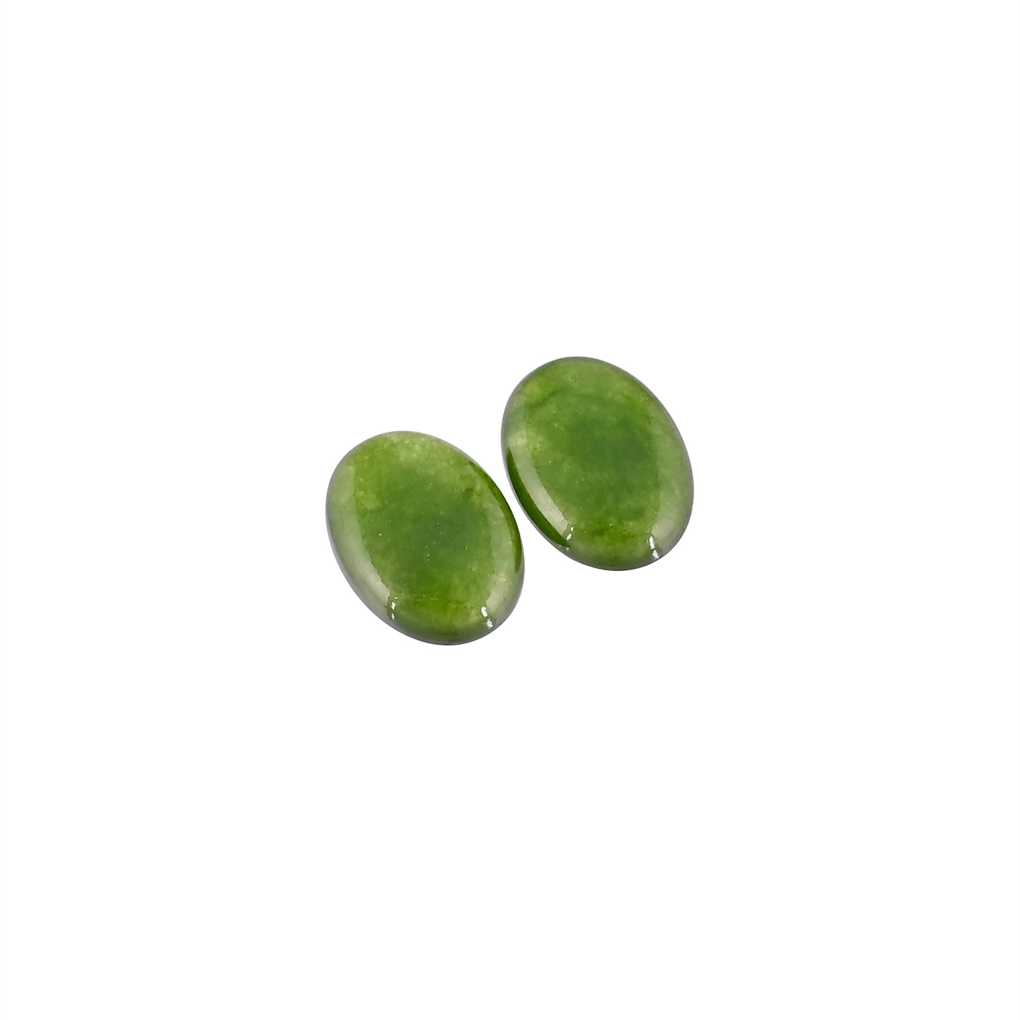 Green Jade Loose Oval Cabochon Gemstone Wholesale Lot Stone For Jewelry Making Stone Ring