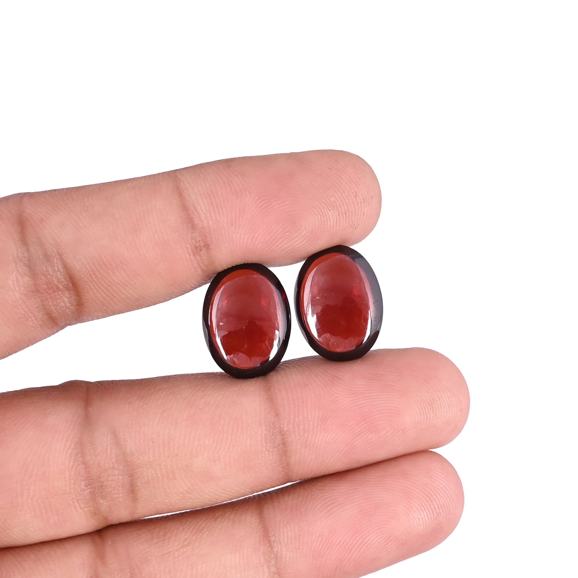 Garnet Hydro Wholesale Lot Loose Oval Gemstone Lot Stone For Jewelry Making Cabochon Stone